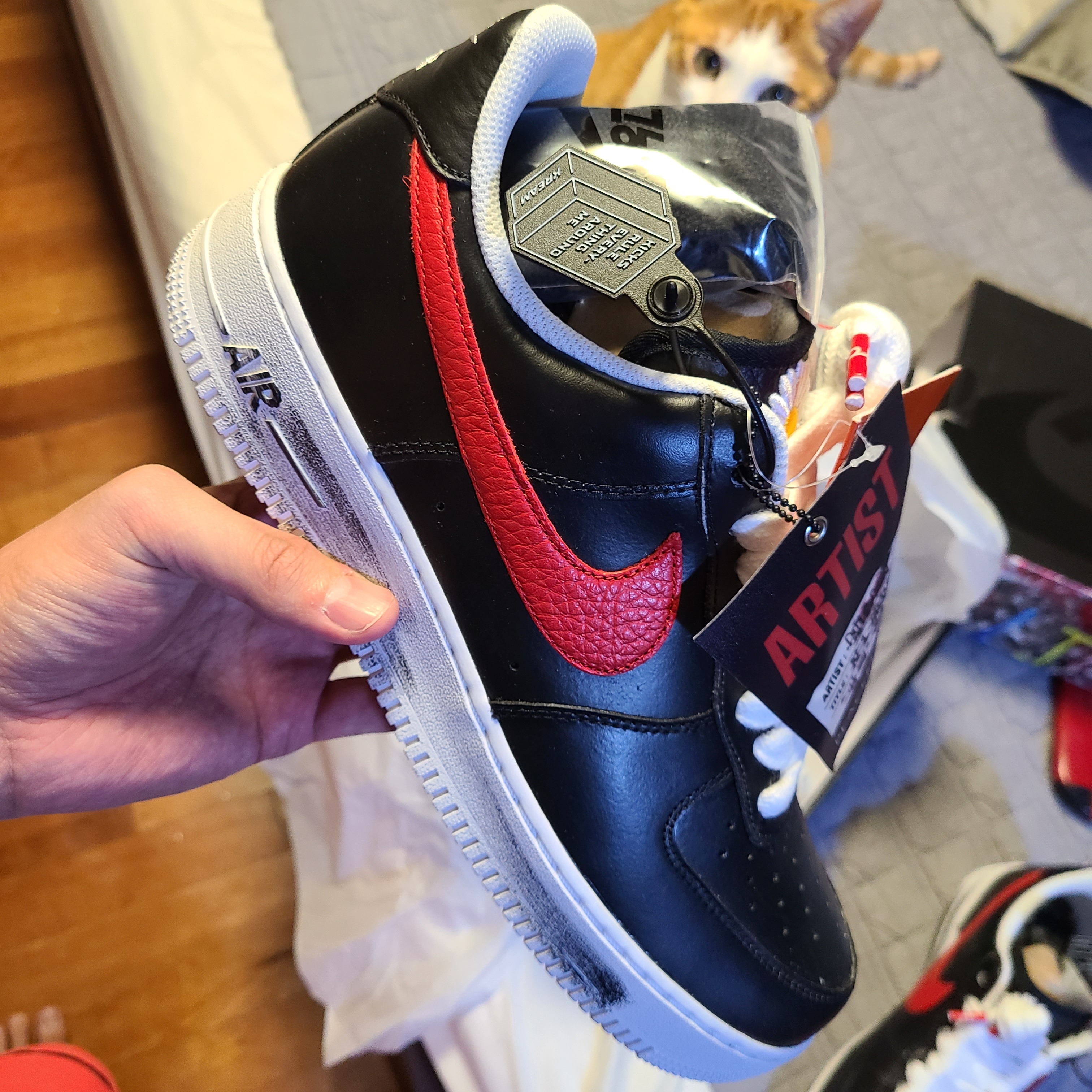 Nike x Peaceminusone Air Force 1 Low Para-Noise - Korea Exclusive 착용 스타일