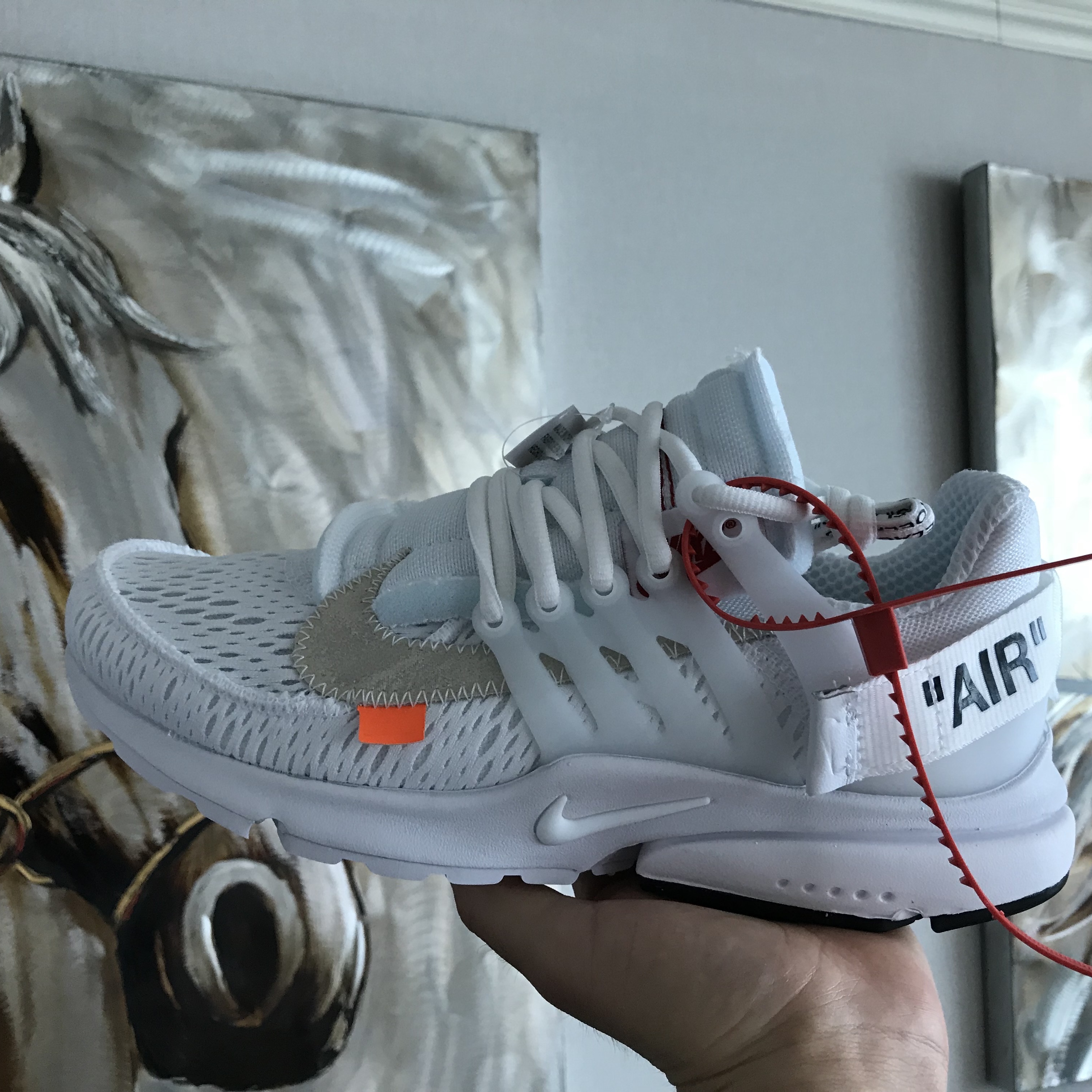 Nike x Off-White Air Presto Black, Nike x Off-White Air Presto White 착용 스타일 - 2