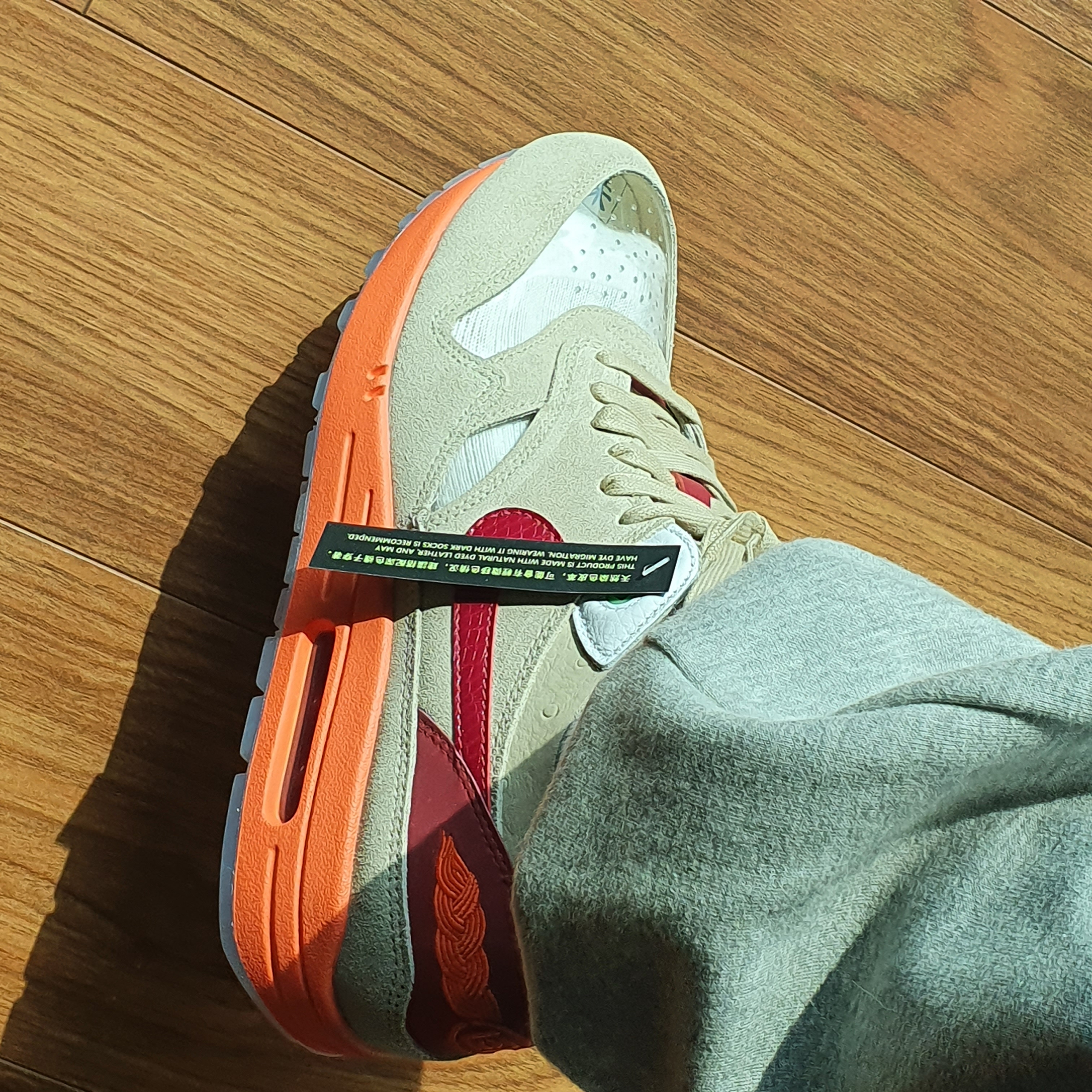 Nike x Clot Air Max 1 Net 착용 스타일 - 2