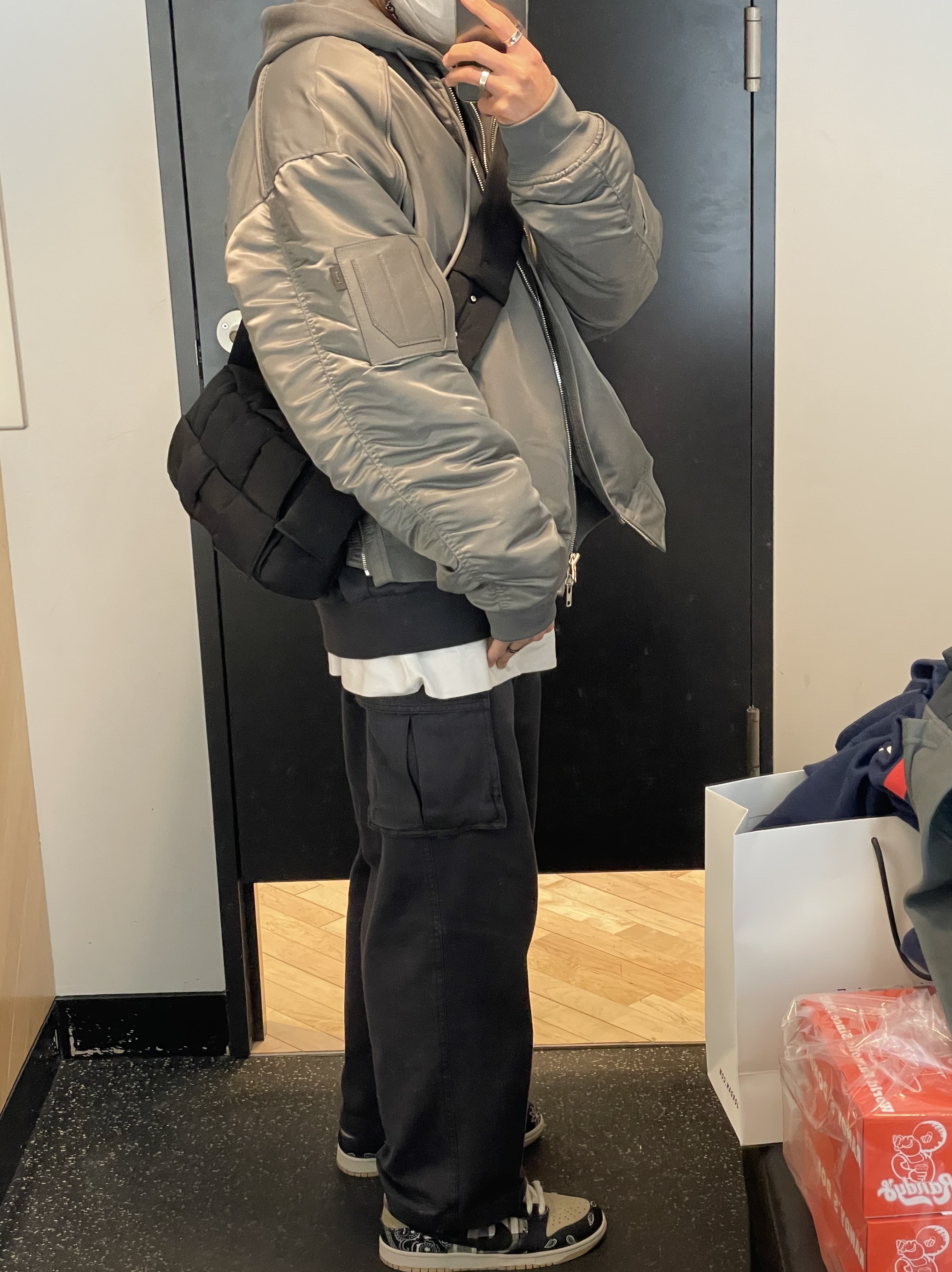 Nike x Travis Scott SB Dunk Low 착용 스타일