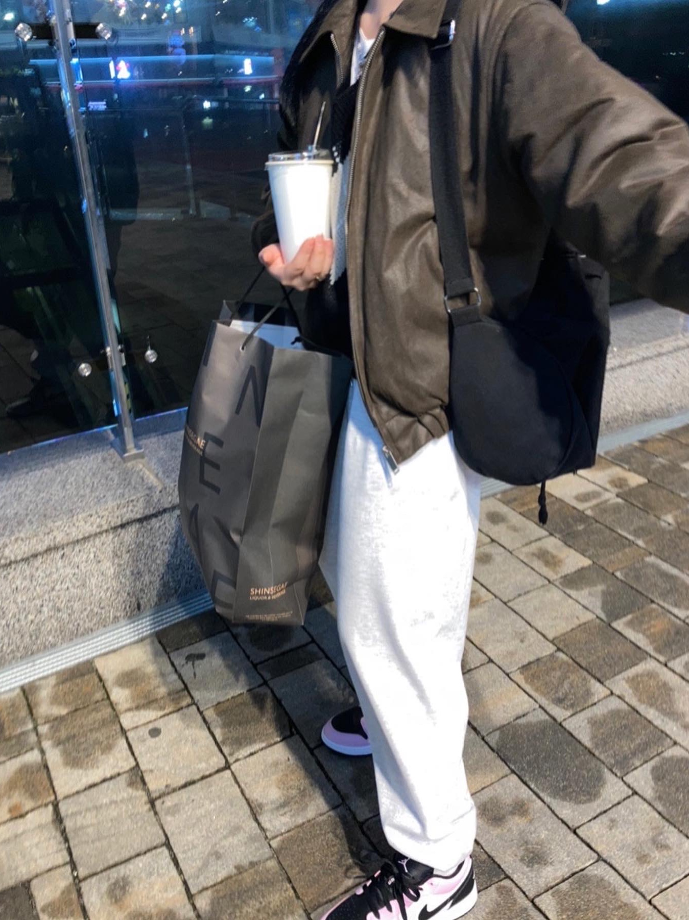 (GS) Jordan 1 Low Light Arctic Pink 착용 스타일 - 3