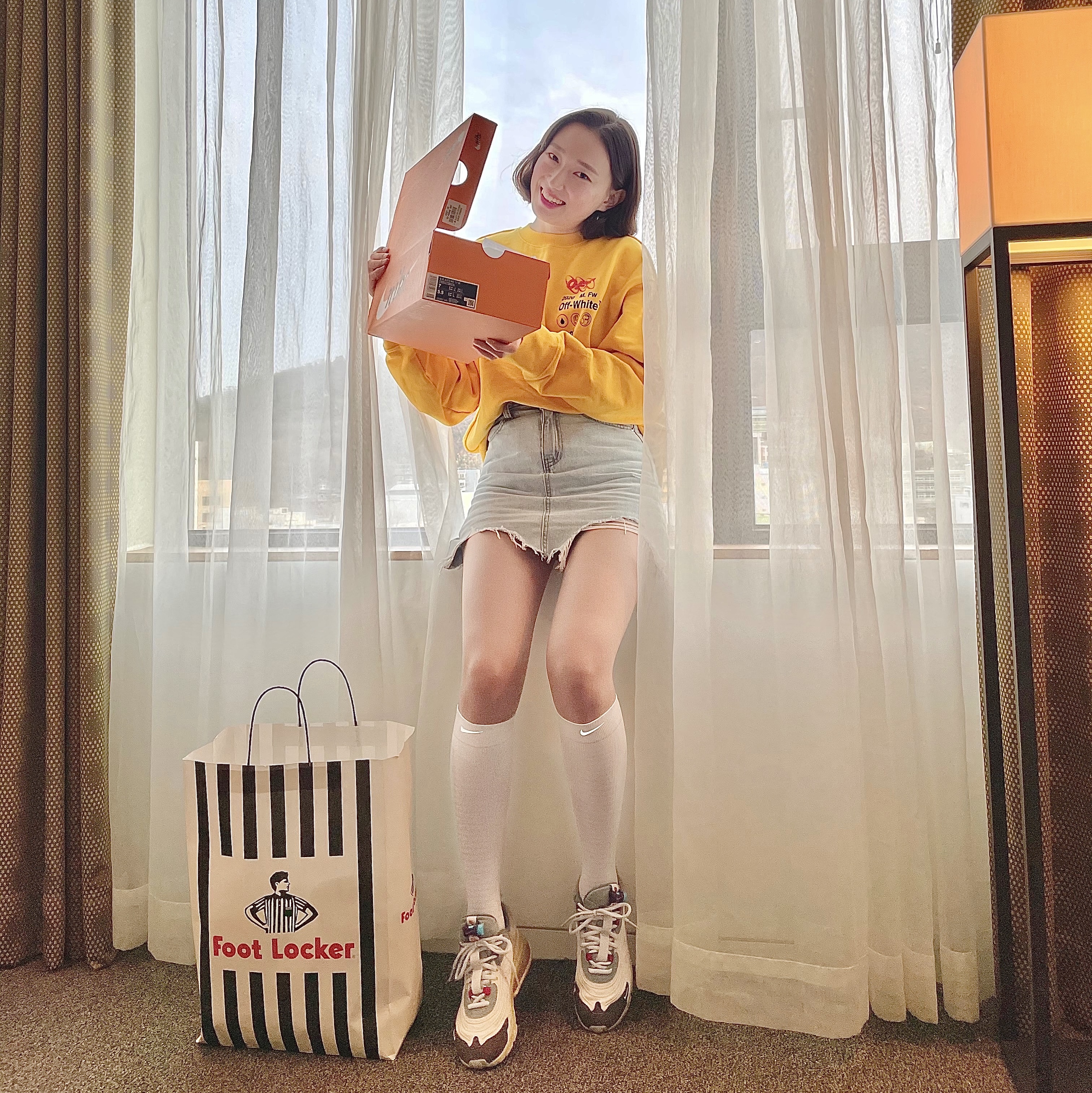 Nike x Travis Scott Air Max 270 React Cactus Trails 착용 스타일