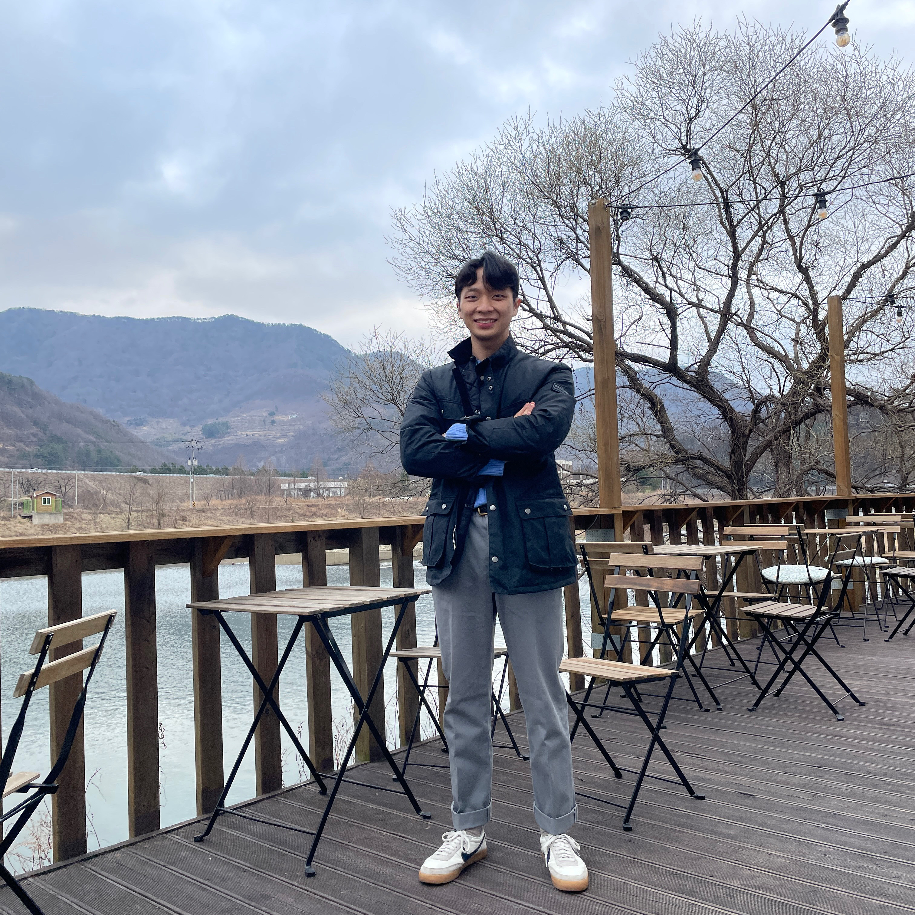 Nike x J.Crew Killshot 2 Sail Midnight Navy 착용 스타일