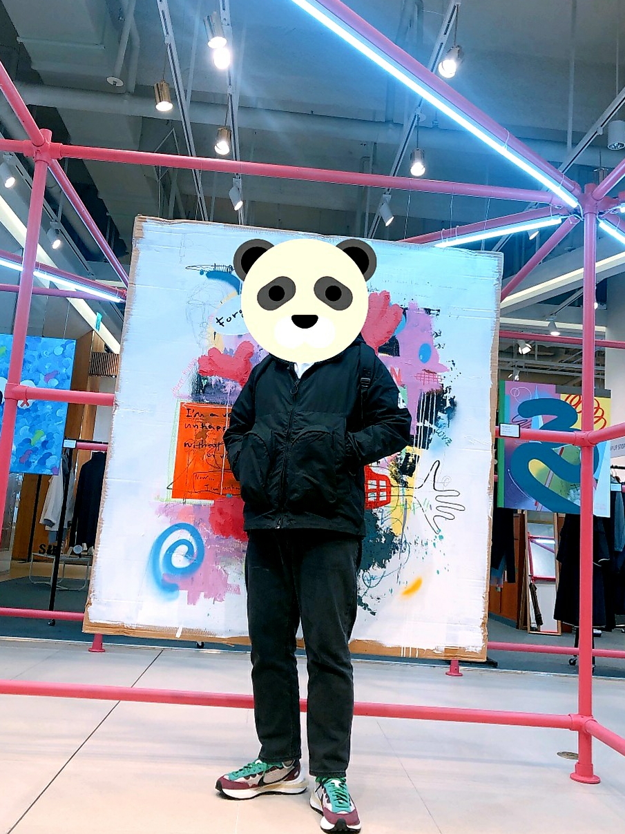 Nike x Sacai VaporWaffle String & Black Villain Red 착용 스타일