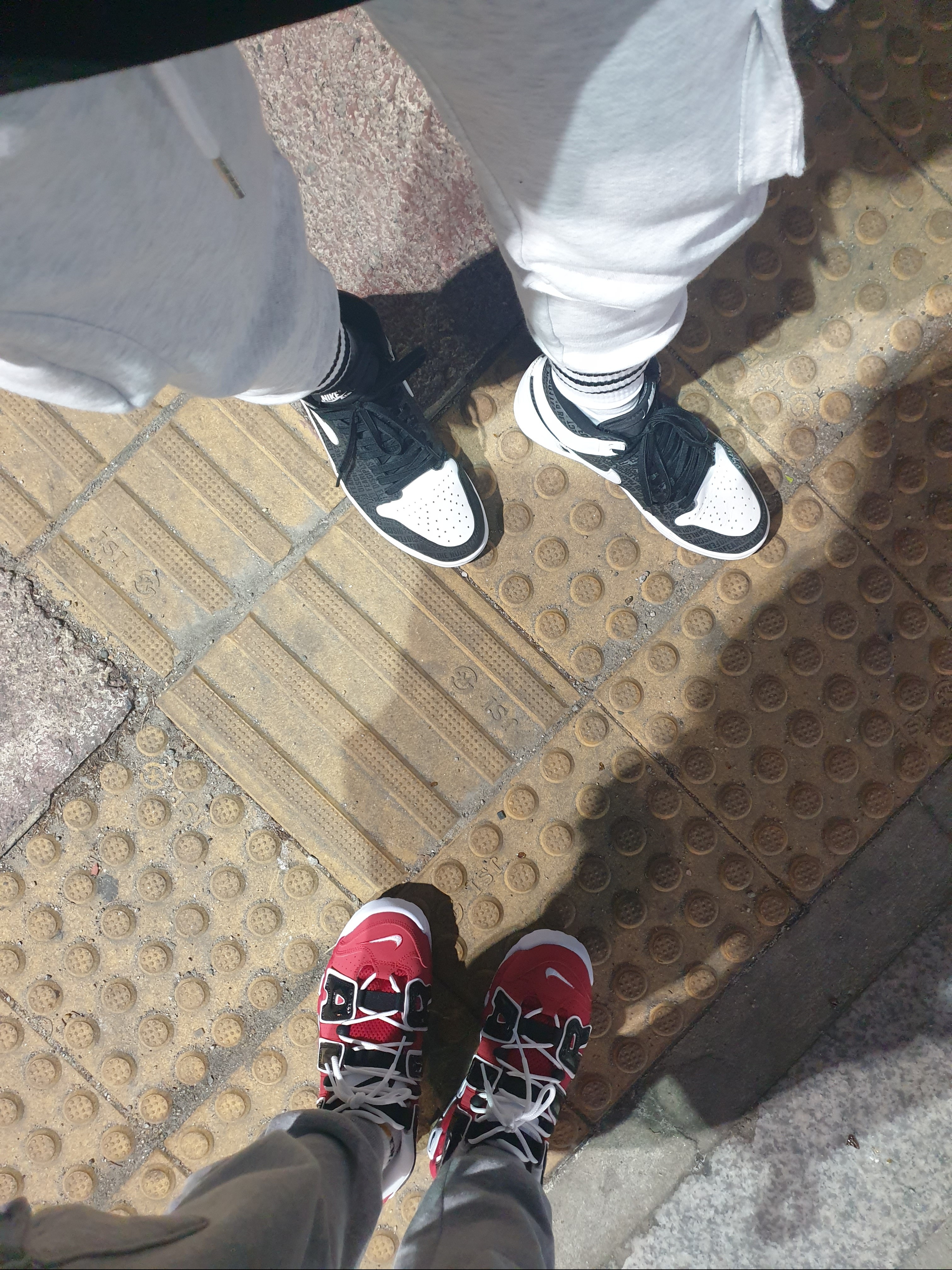 Jordan 1 Retro High RE2PECT (Derek Jeter), (GS) Nike Air More Uptempo 96 Bulls 2021 착용 스타일 - 2