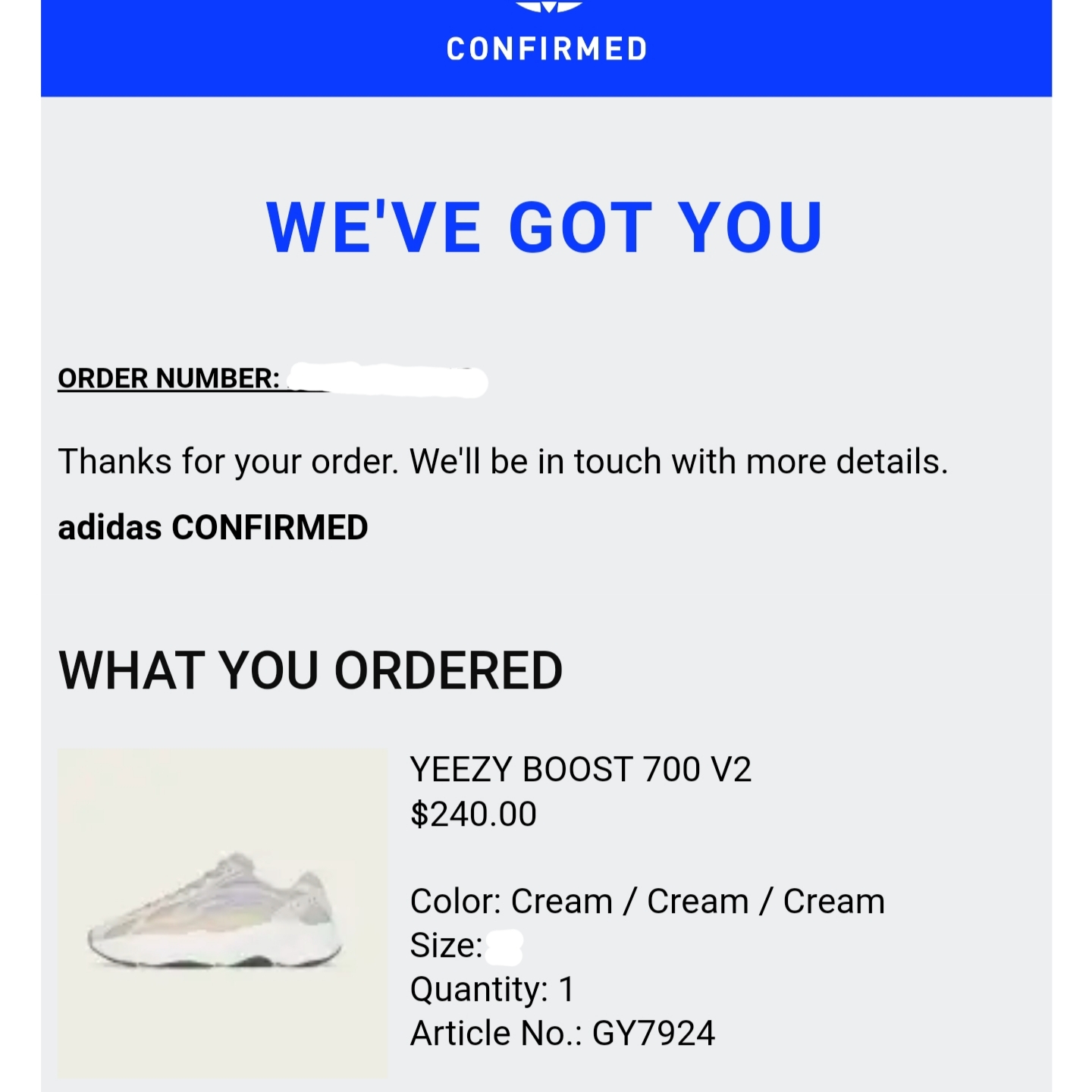 Adidas Yeezy Boost 700 V2 Cream 착용 스타일