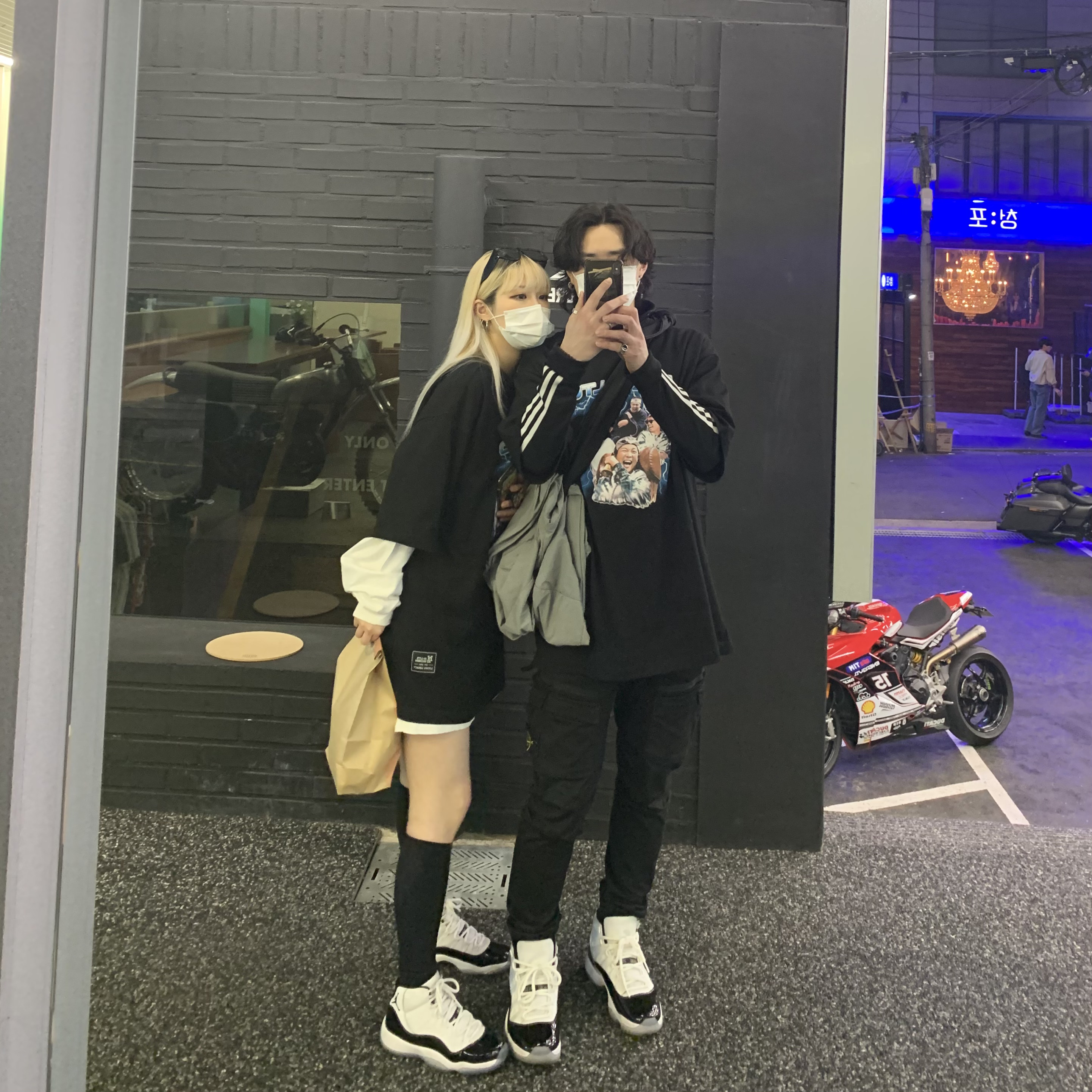Jordan 11 Retro Concord 2018 착용 스타일