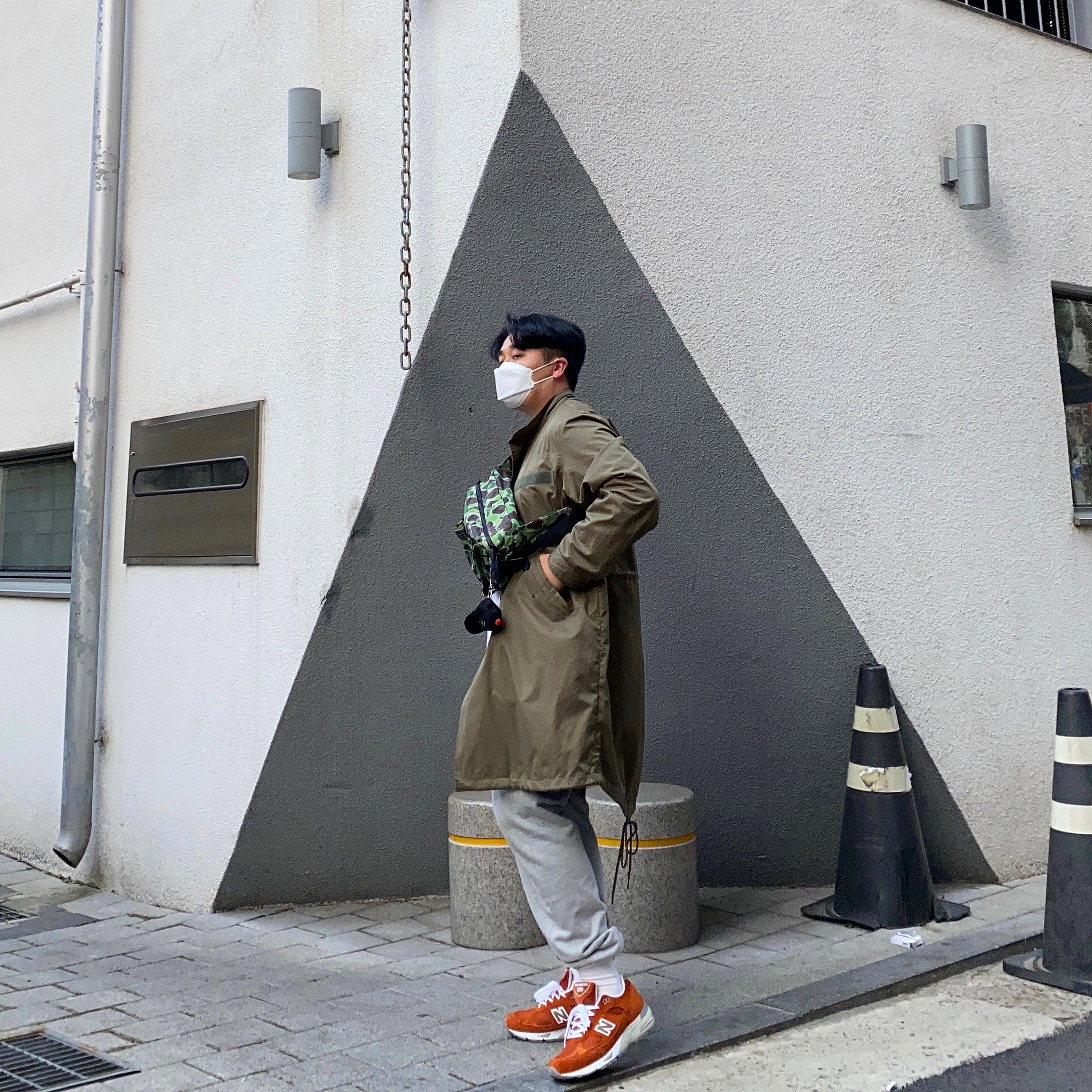 New Balance Made in UK 991 Eastern Species 착용 스타일