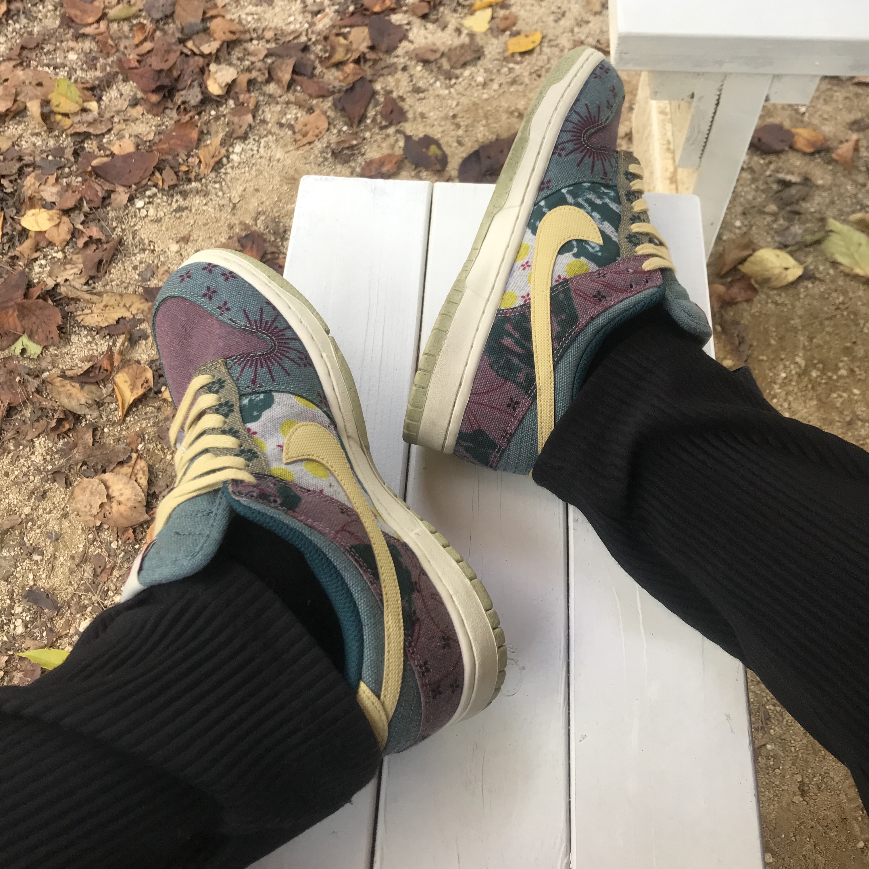 Nike Dunk Low SP Community Garden 착용 스타일