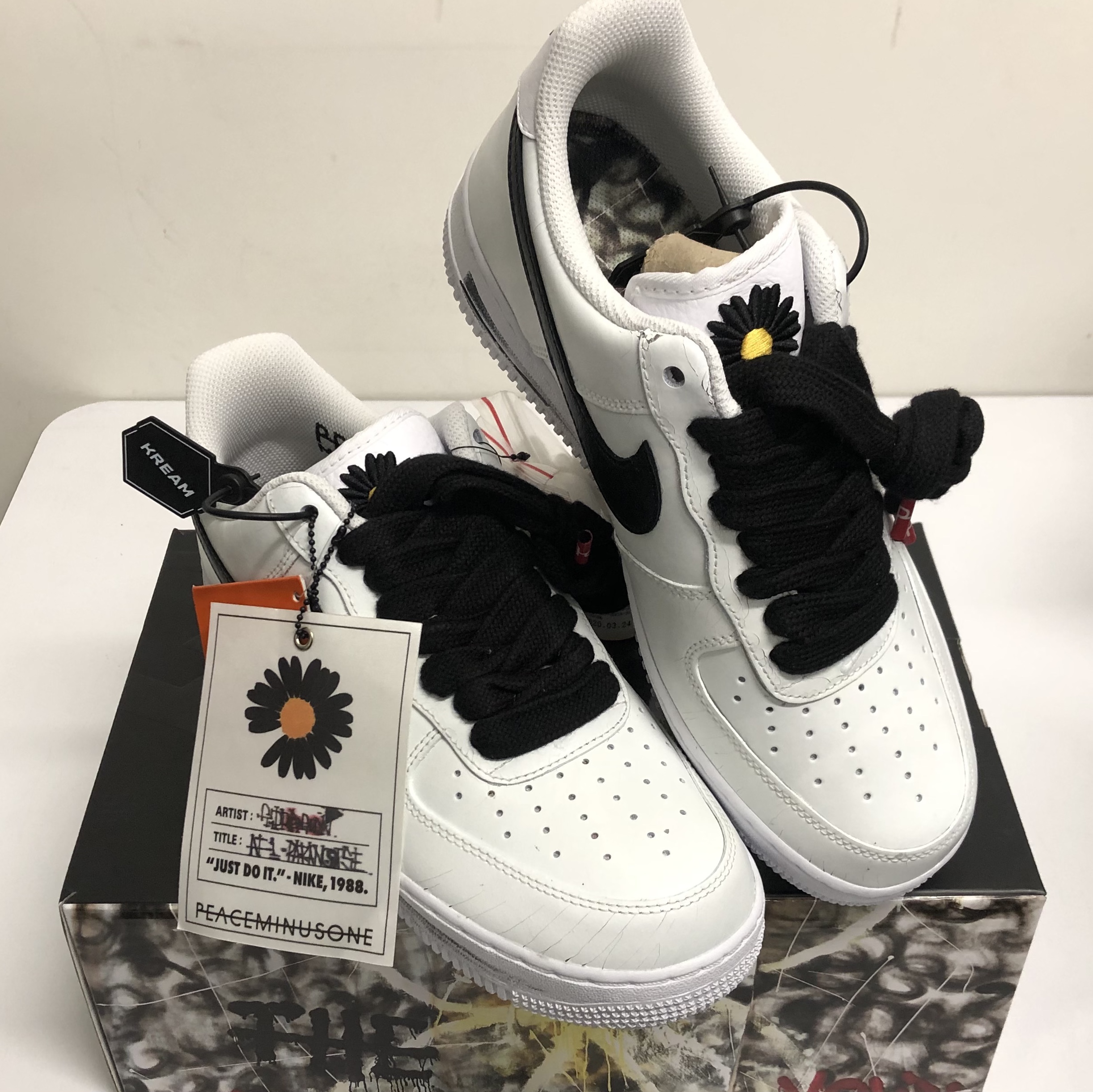 Nike x Peaceminusone Air Force 1 Low Para-Noise 2.0 착용 스타일 - 2