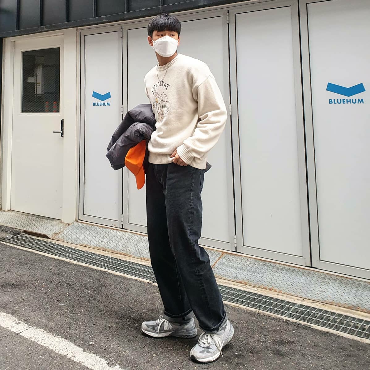 New Balance 993 Made in USA Grey - D Standard 착용 스타일