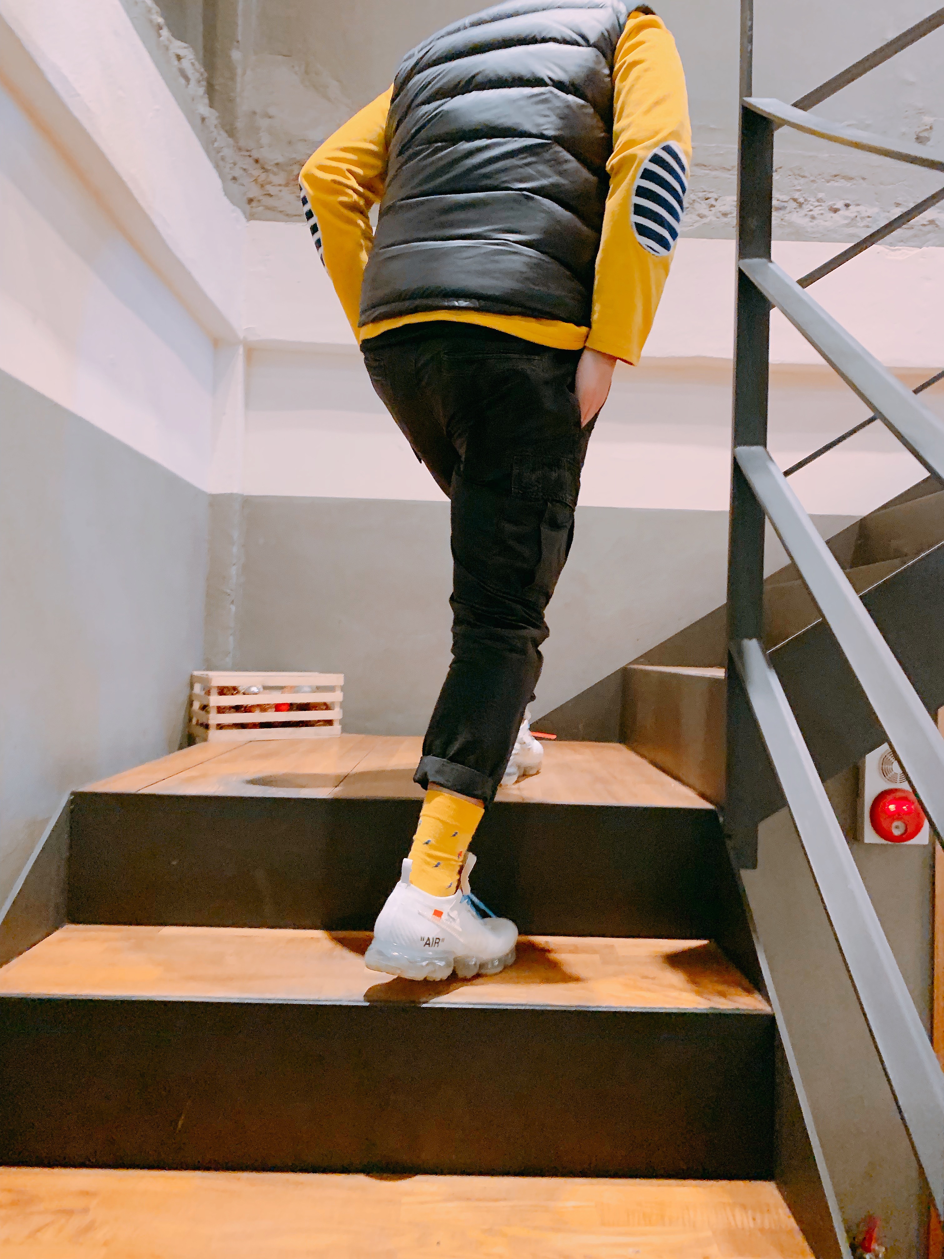 Nike x Off-White Air VaporMax V2 White 착용 스타일
