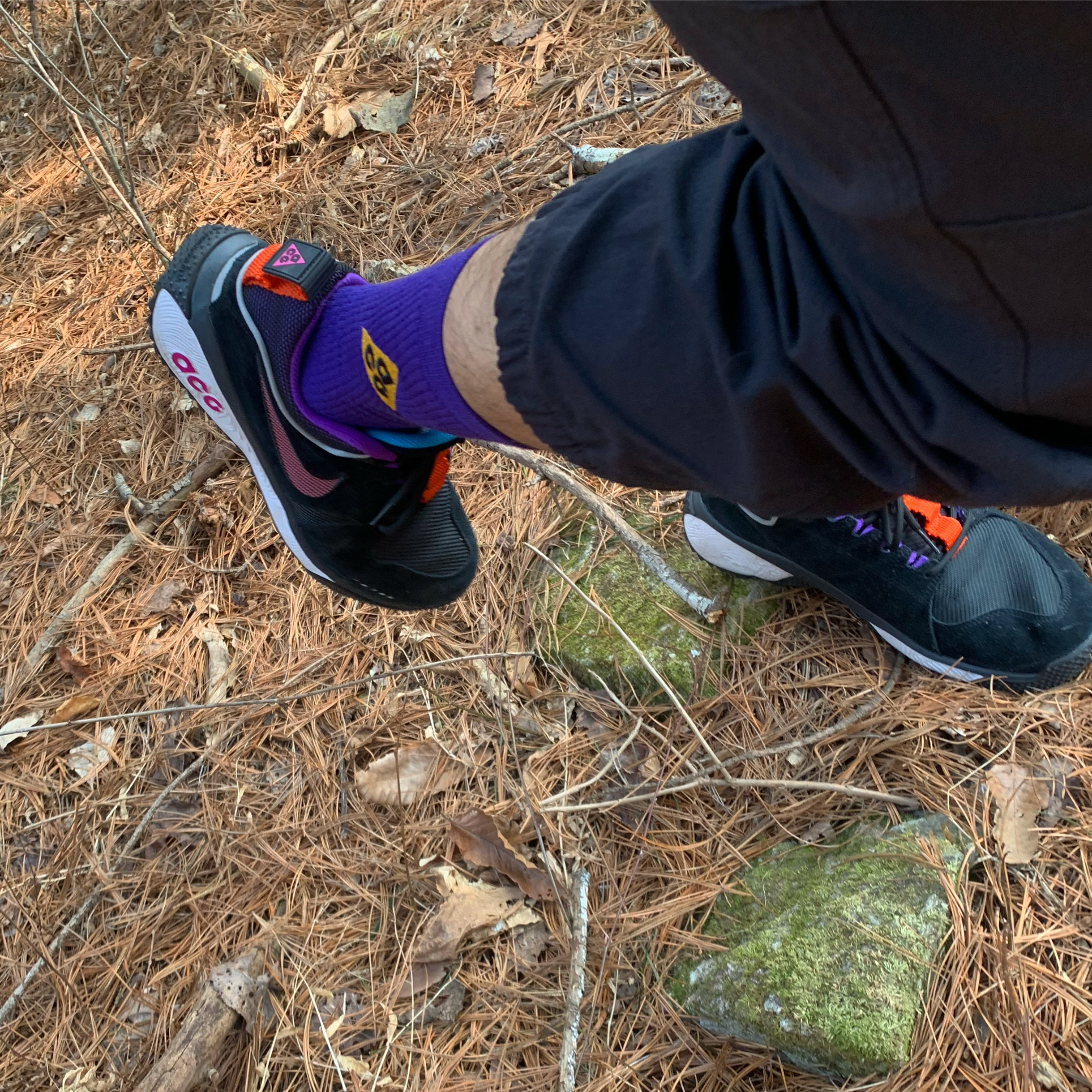 Nike ACG Dog Mountain Black Hyper Grape 착용 스타일