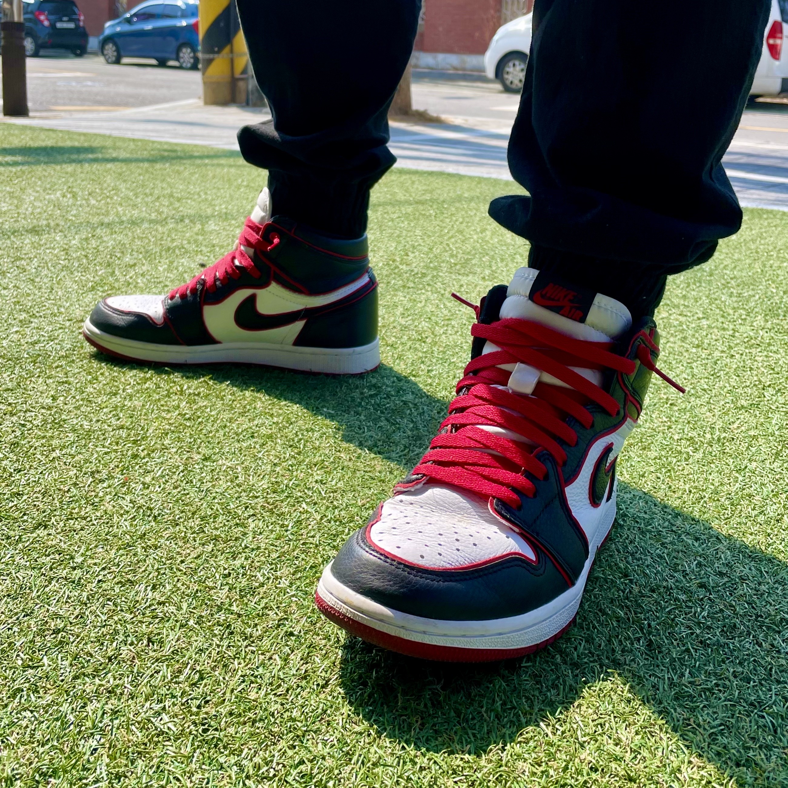 Jordan 1 Retro High OG Bloodline 착용 스타일