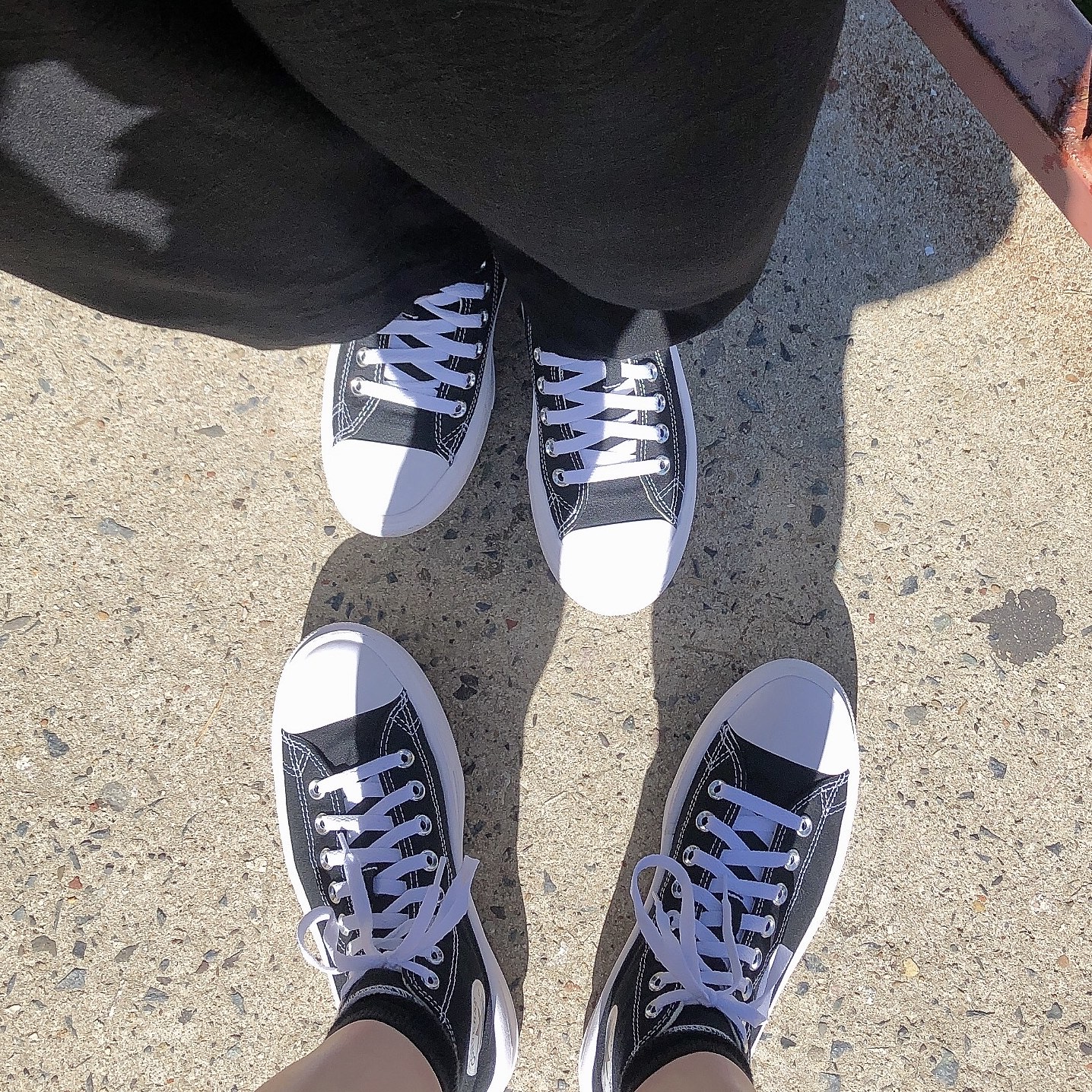 (W) Converse Chuck Taylor All Star Move High Black 착용 스타일 - 4