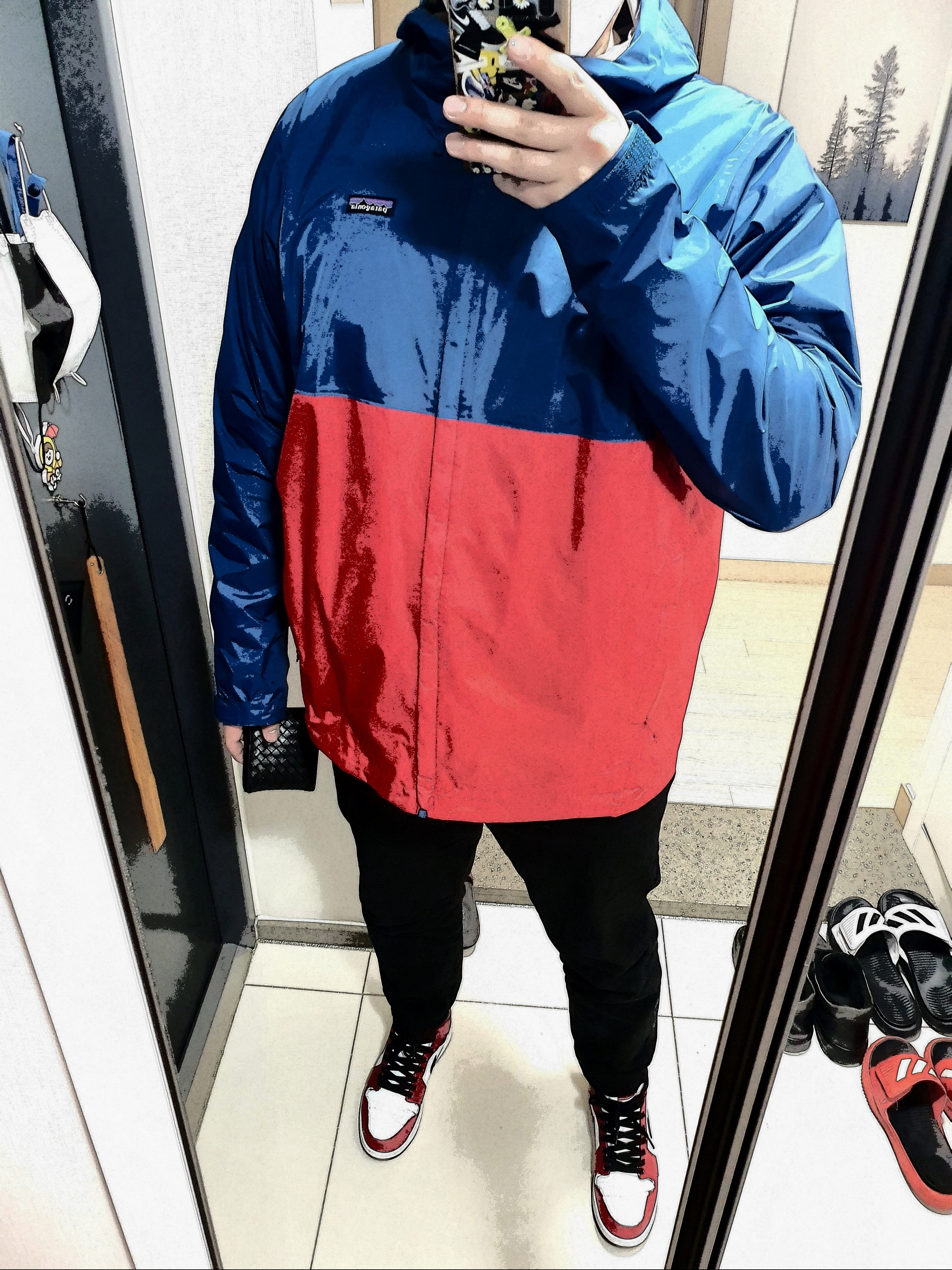Jordan 1 Mid Chicago Black Toe 착용 스타일