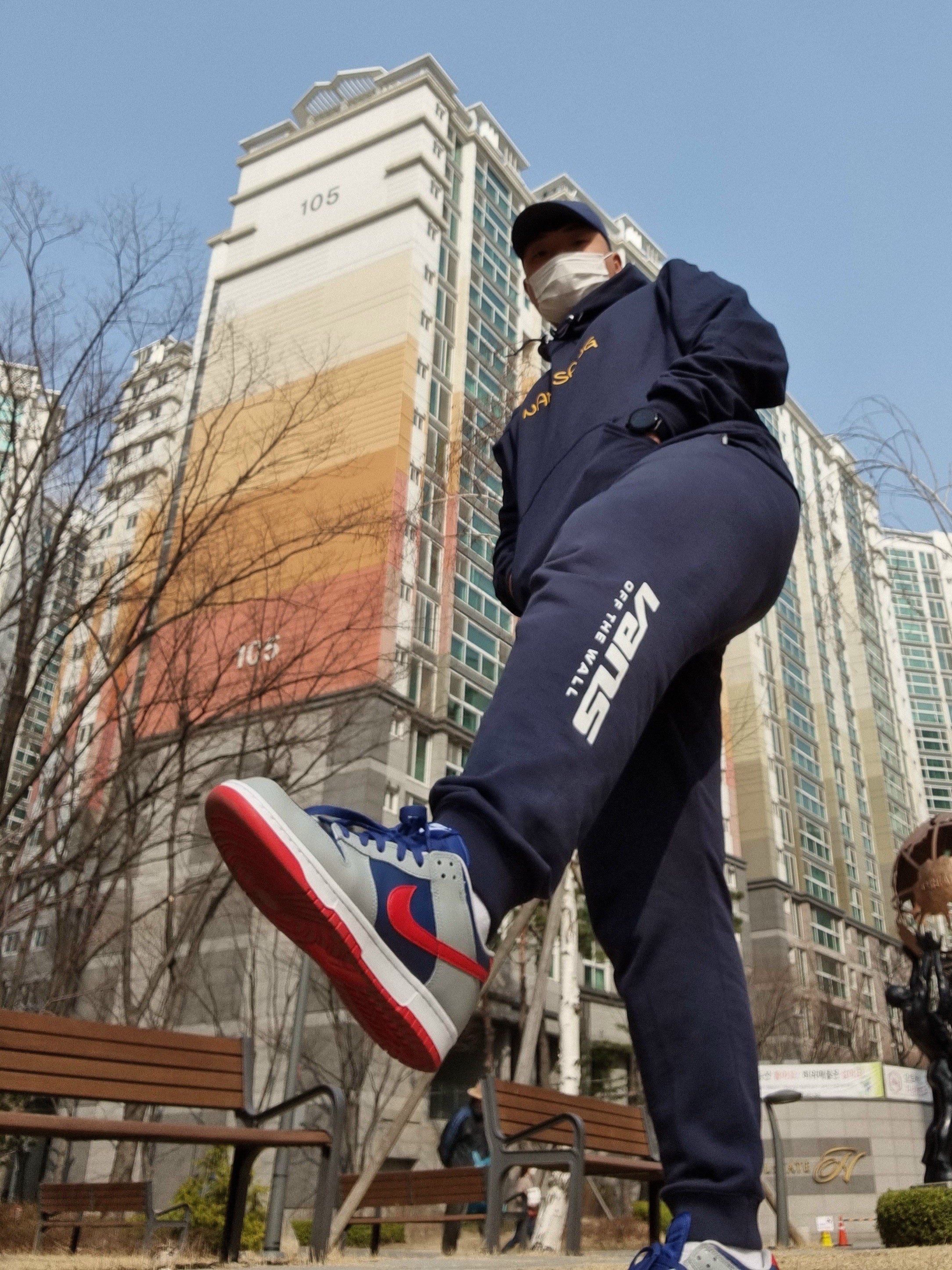 Nike Dunk Low SP Samba 2020 착용 스타일 - 2
