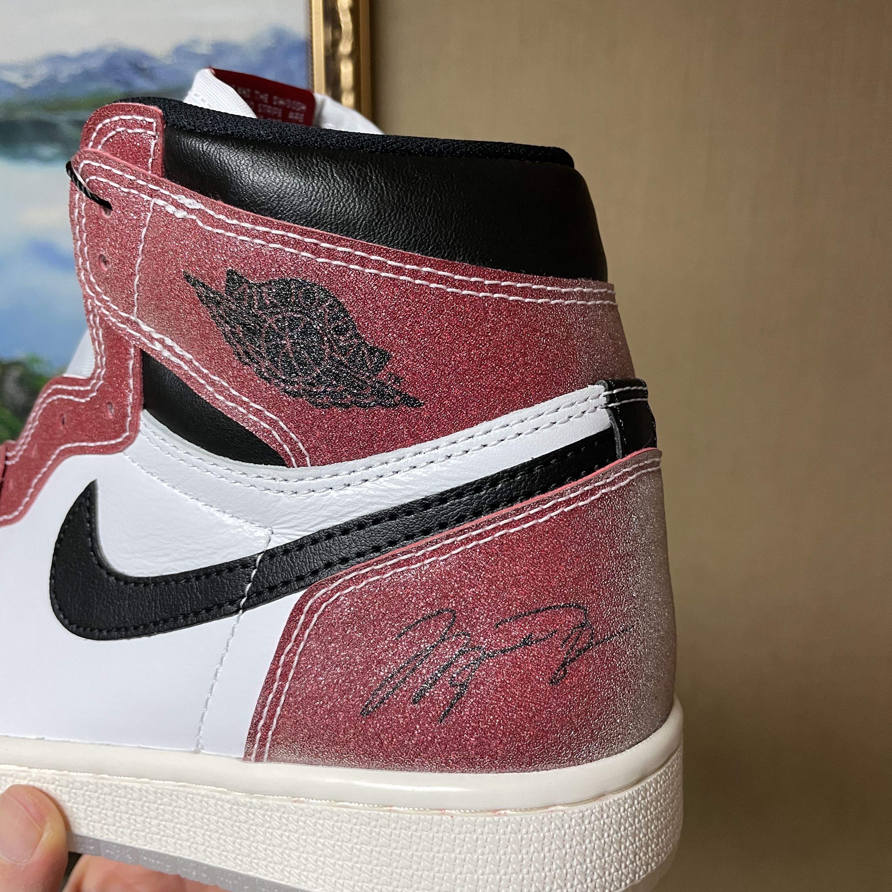 Jordan 1 x Trophy Room Retro High OG SP Chicago 착용 스타일 - 1