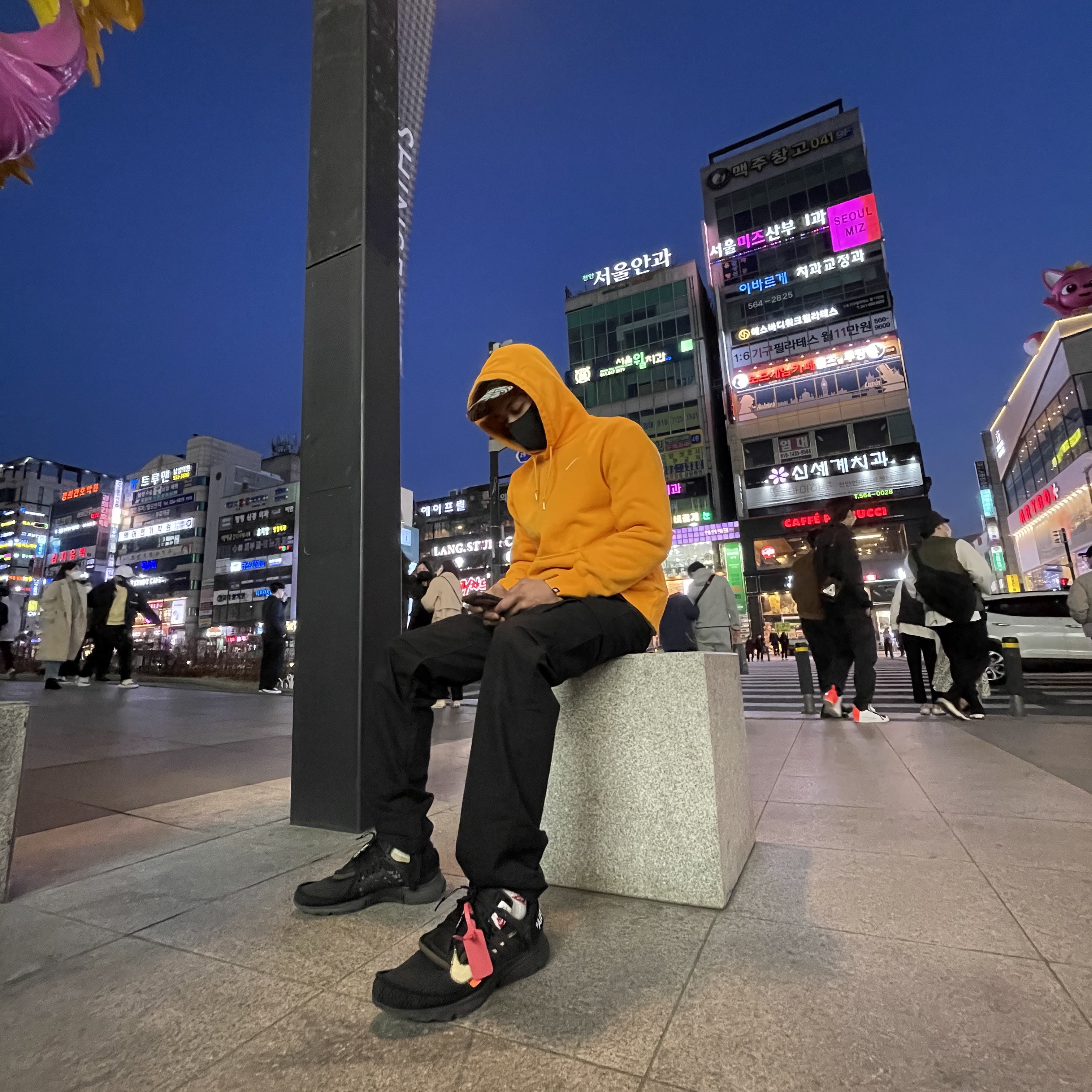 Nike x Off-White Air Presto Black 착용 스타일