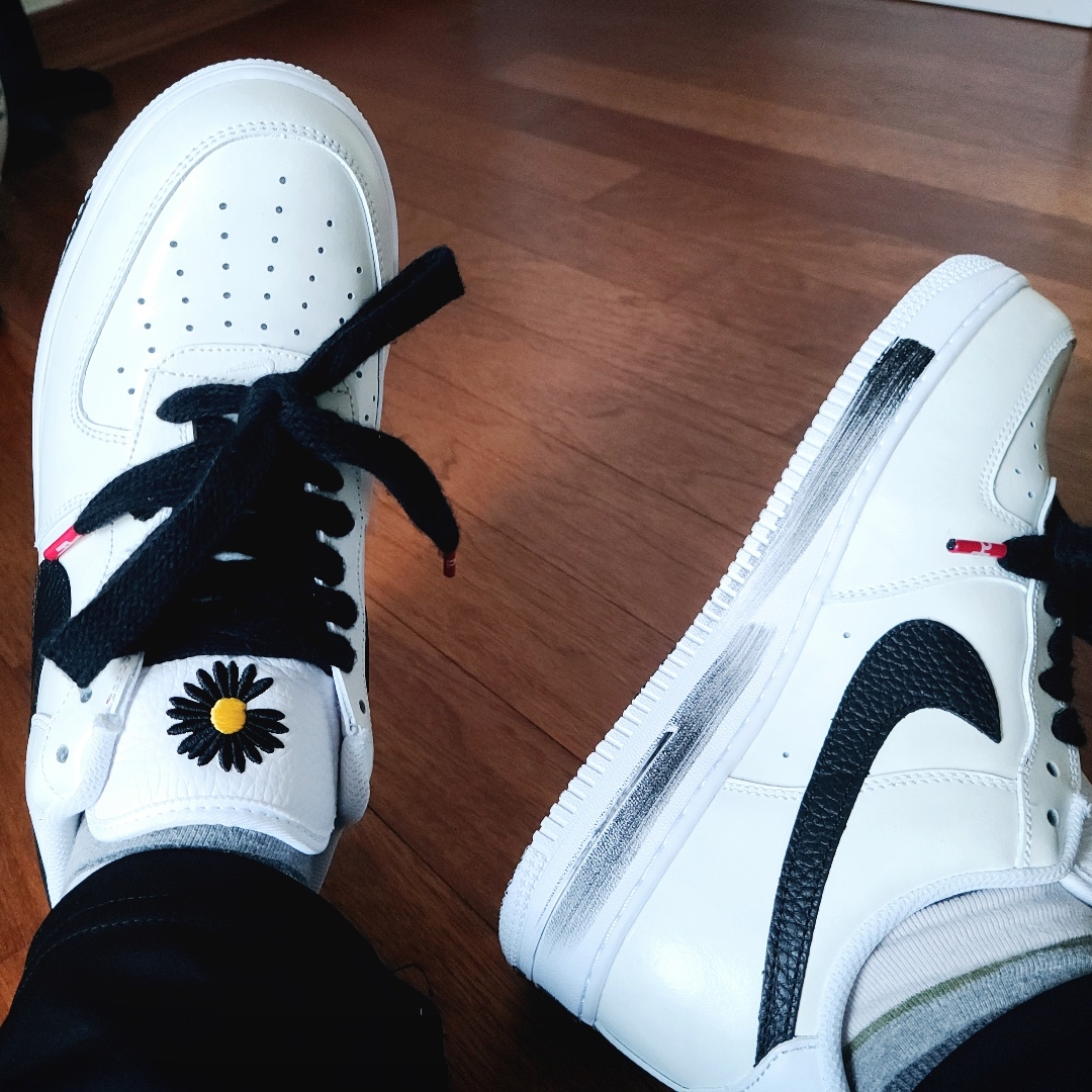Nike x Peaceminusone Air Force 1 Low Para-Noise 2.0 착용 스타일