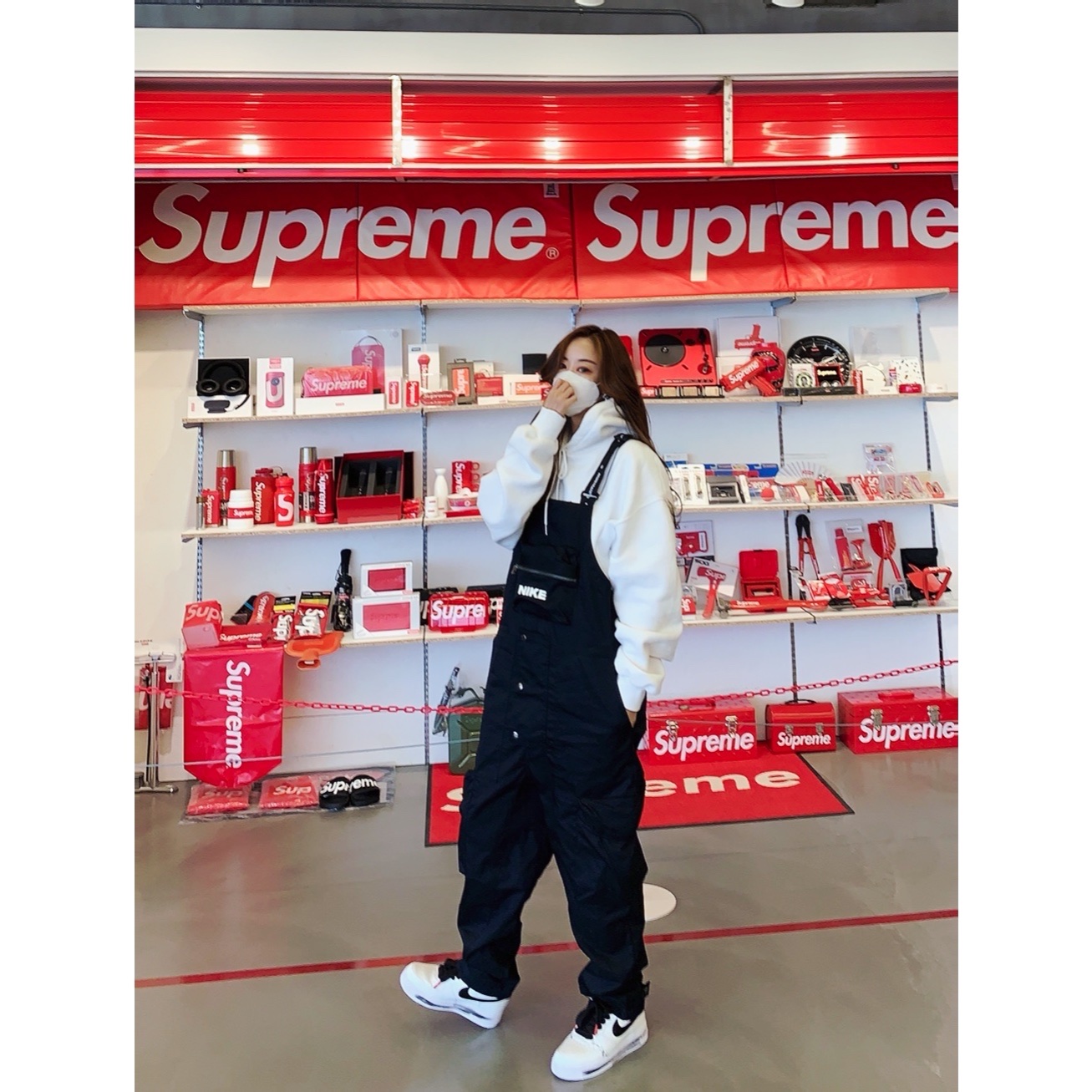 Nike x Peaceminusone Air Force 1 Low Para-Noise 2.0 착용 스타일 - 2