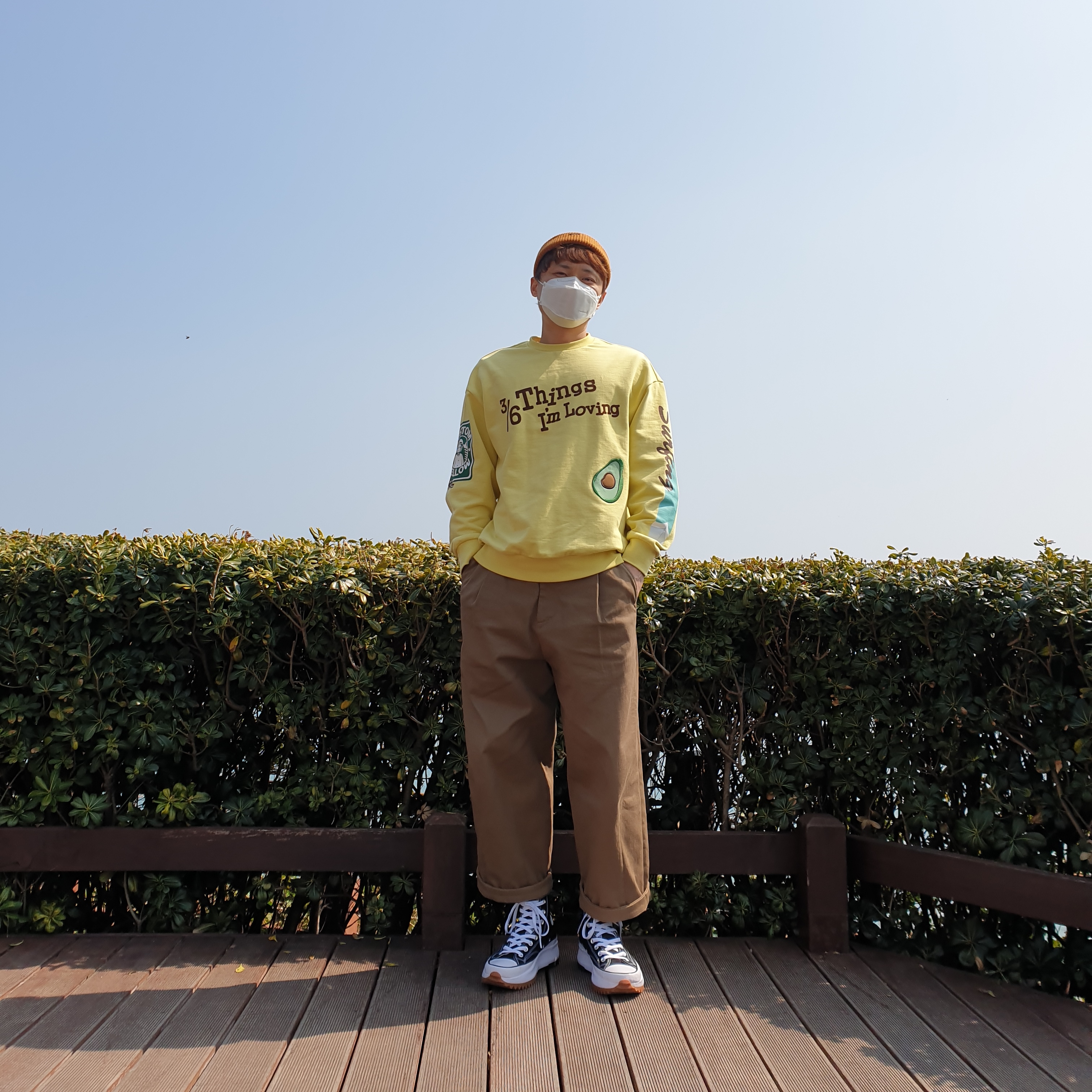Converse Run Star Hike Hi Black White Gum 착용 스타일