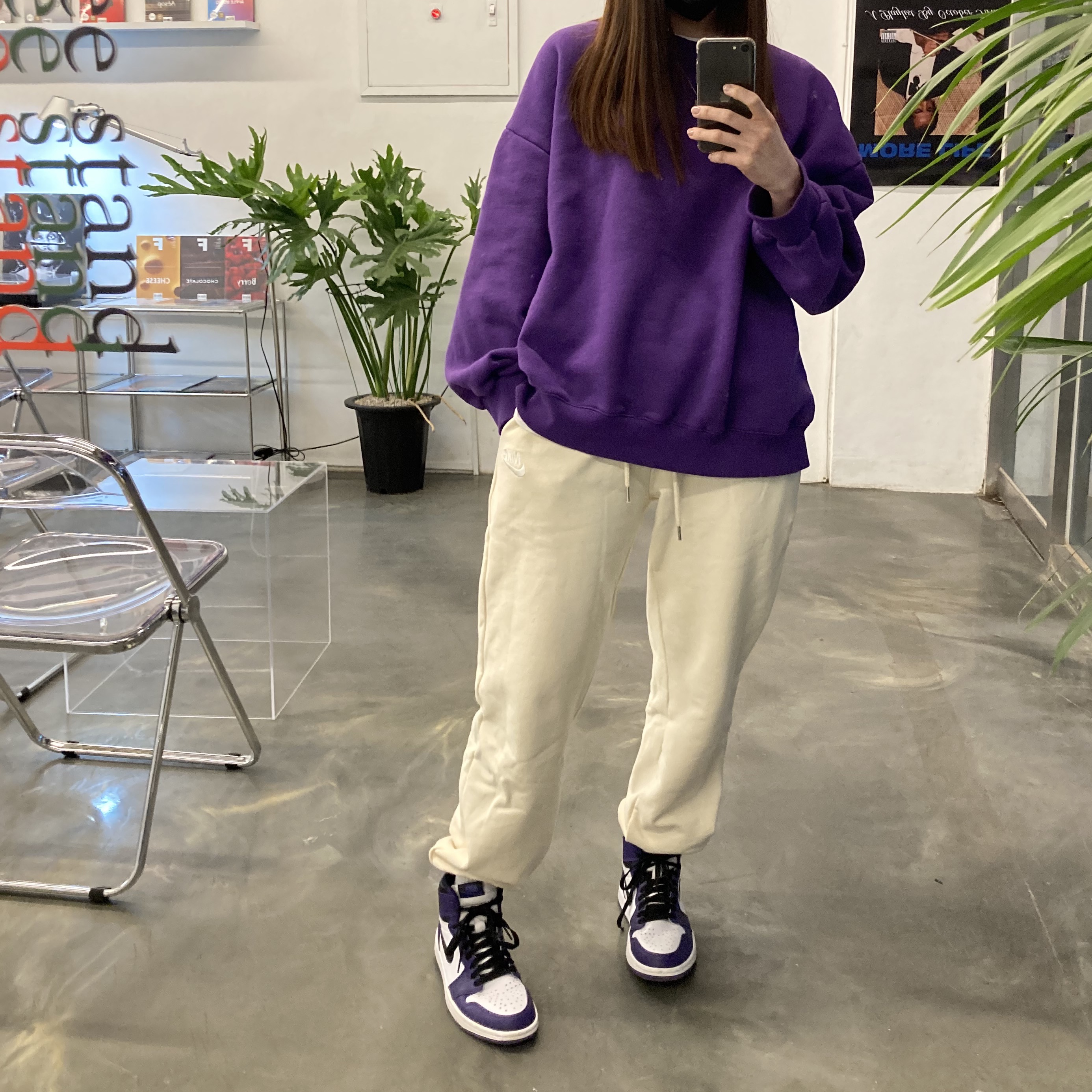 Jordan 1 Retro High OG Court Purple 2020 착용 스타일