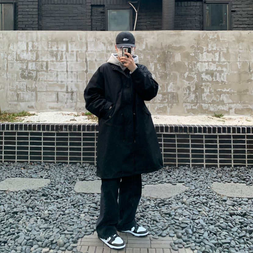 Nike Dunk Low Retro Black 착용 스타일