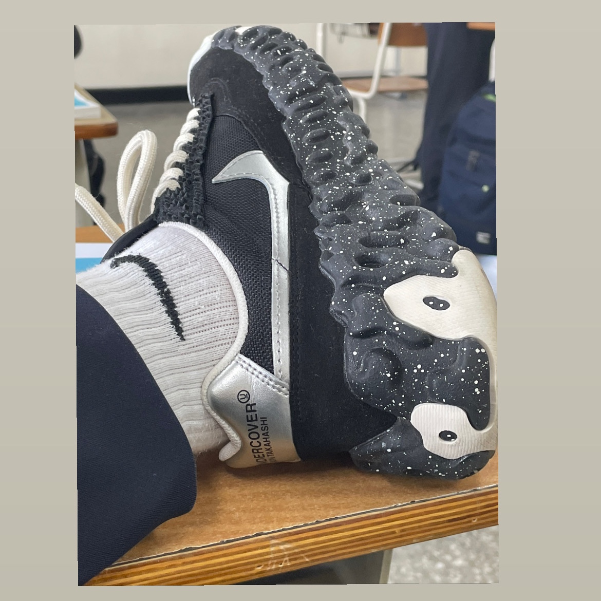 Nike x Undercover Overbreak SP Black 착용 스타일