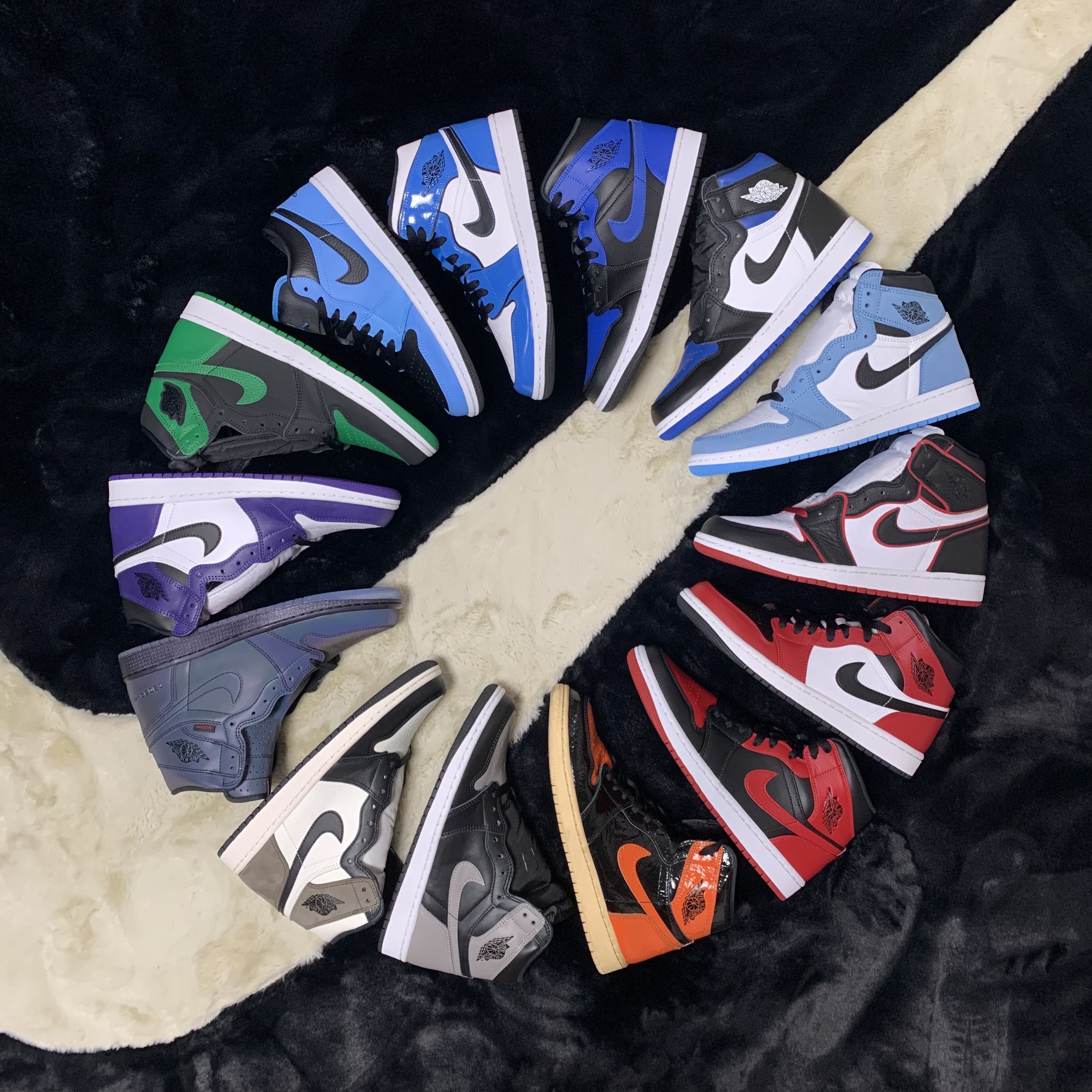 Jordan 1 Retro High OG University Blue, Jordan 1 Retro High OG Black Mocha 착용 스타일