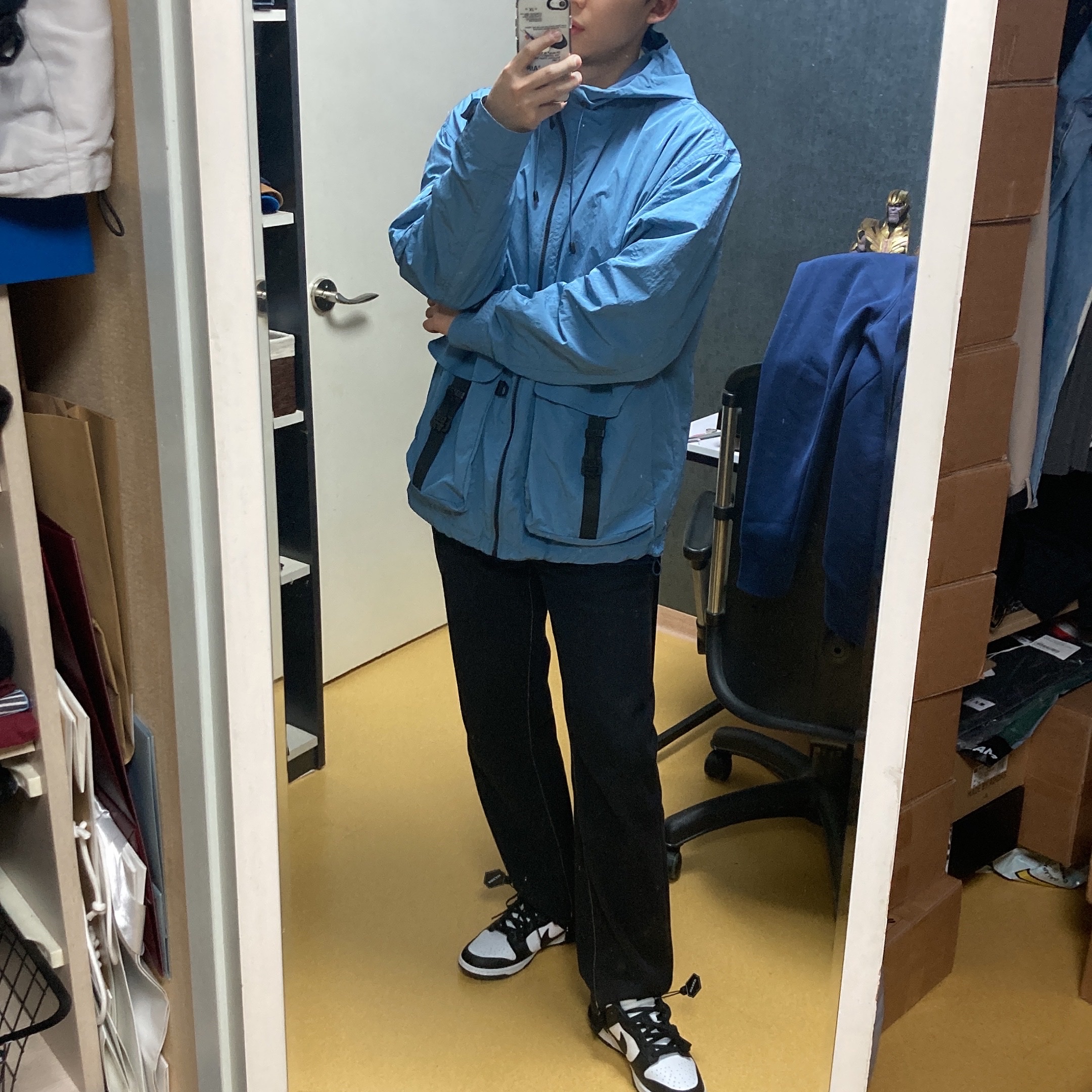 Nike Dunk Low Retro Black 착용 스타일
