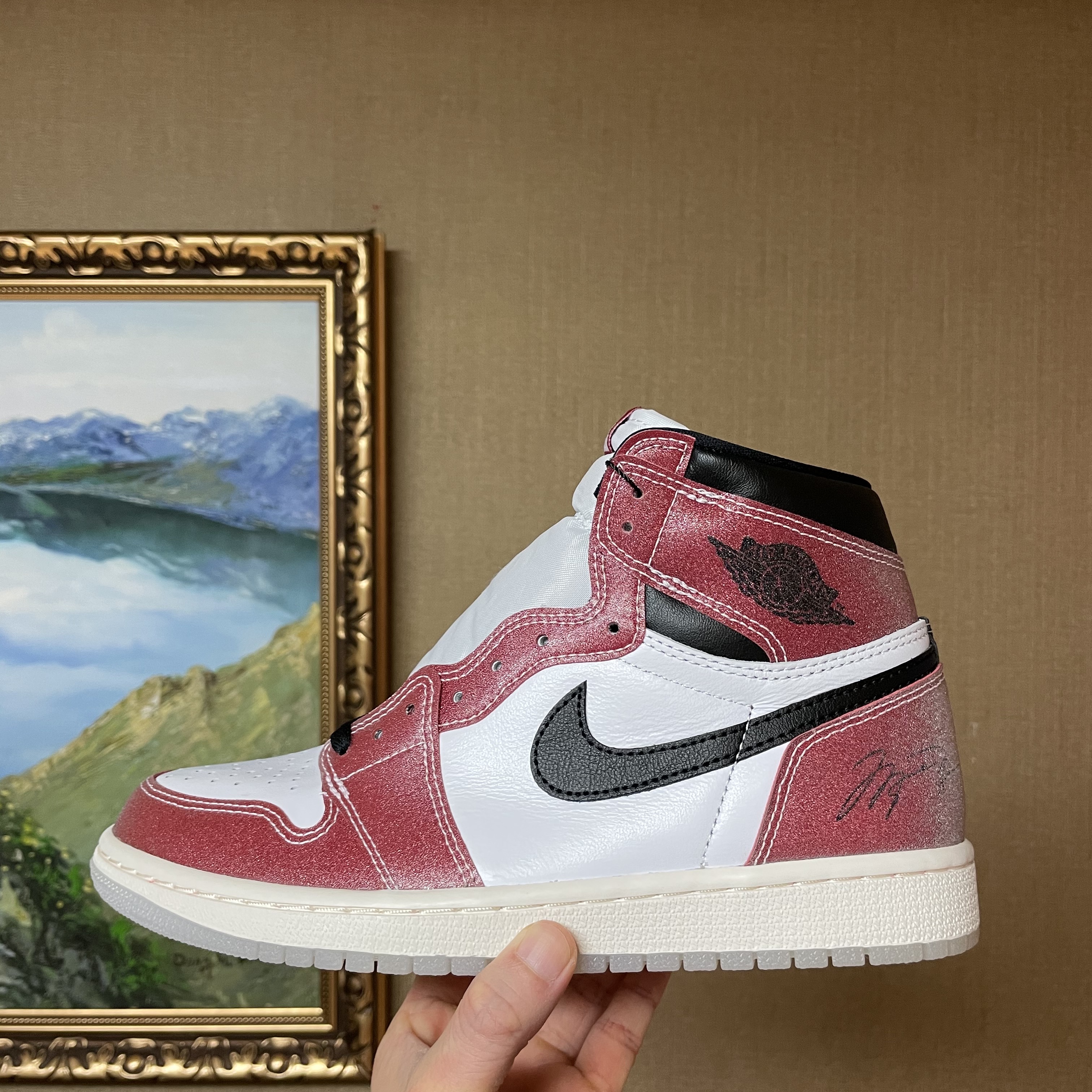 Jordan 1 x Trophy Room Retro High OG SP Chicago 착용 스타일 - 2