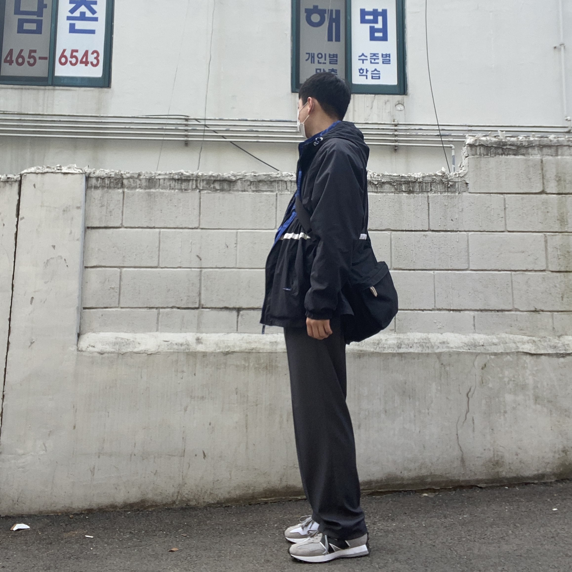 New Balance x Levi's 327 Grey (Levi's Tag) 착용 스타일