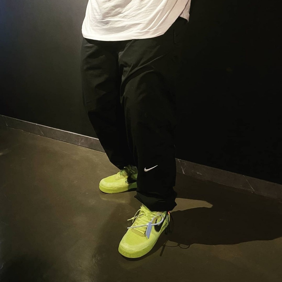 Nike x Off-White Air Force 1 Low Volt 착용 스타일