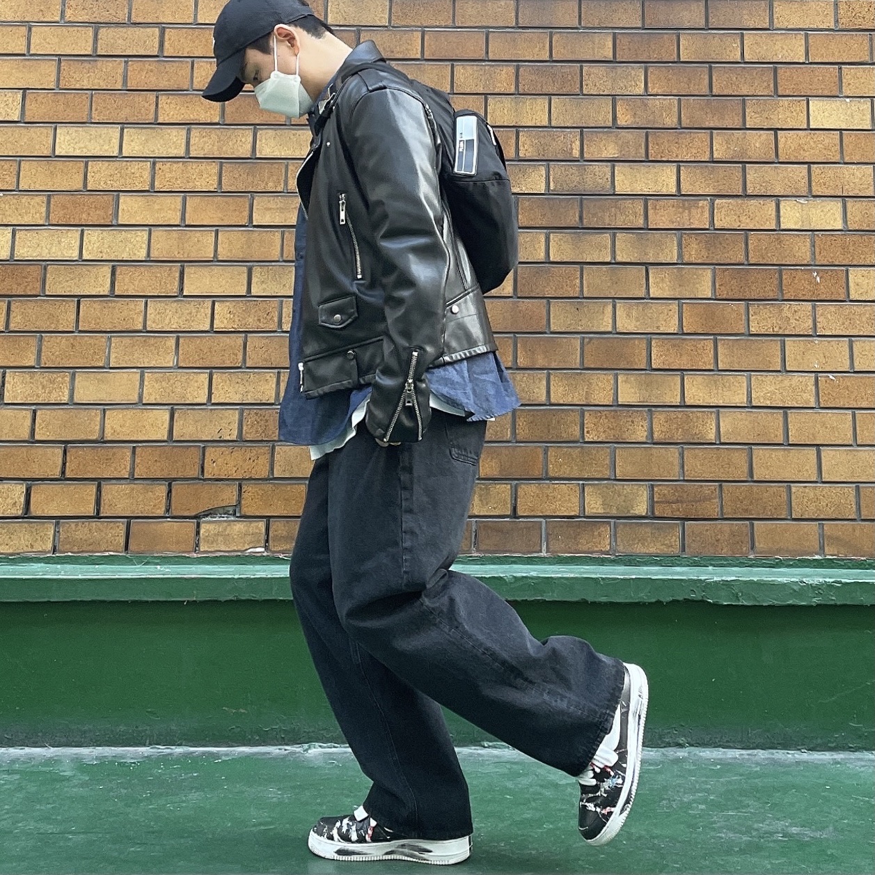 Nike x Peaceminusone Air Force 1 Low Para-Noise 착용 스타일 - 1