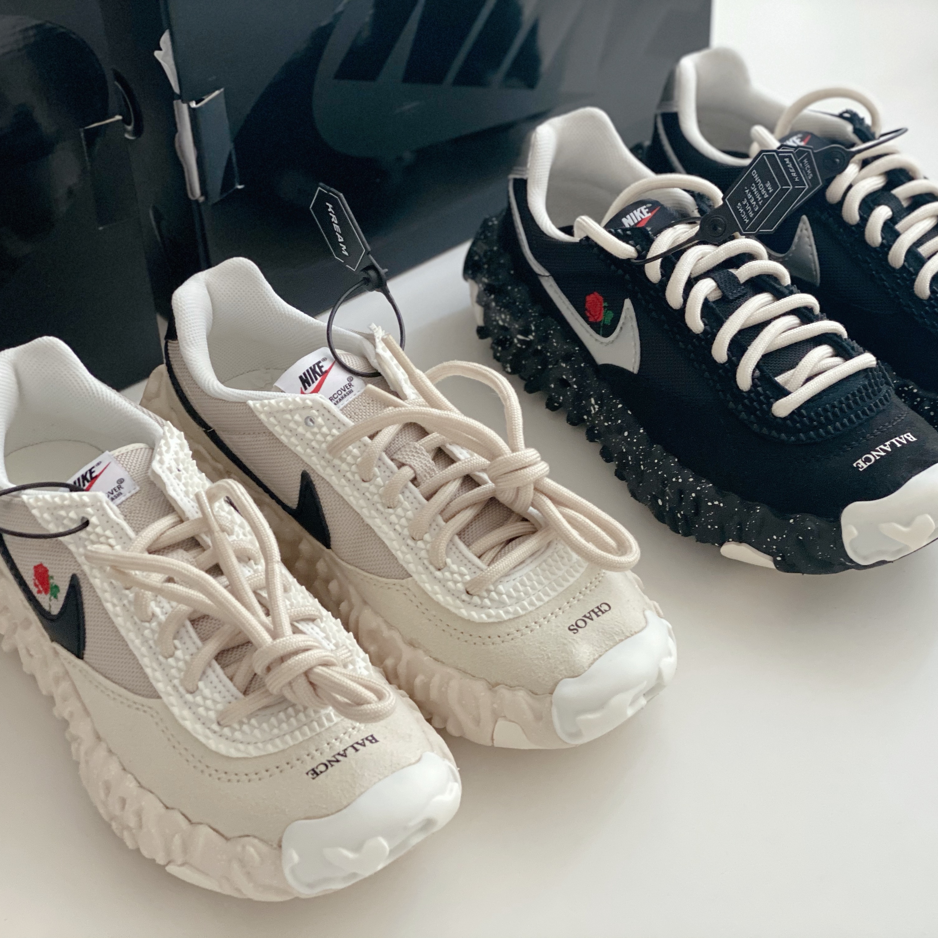 Nike x Undercover Overbreak SP Overcast, Nike x Undercover Overbreak SP Black 착용 스타일