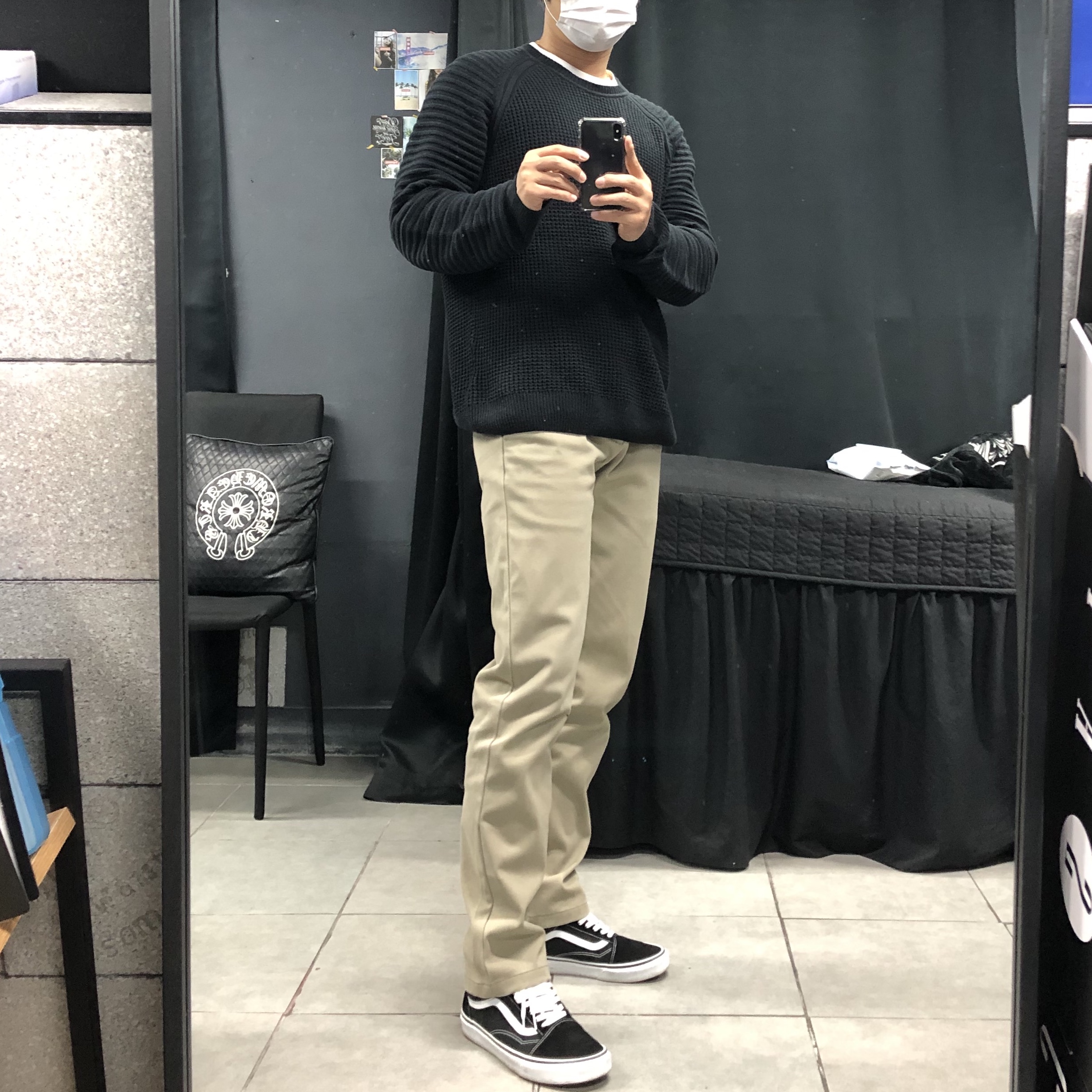 Vans Vault OG Old Skool LX Black 착용 스타일