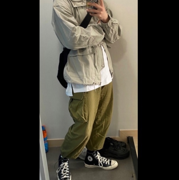 Converse Chuck 70 Hi Black 착용 스타일