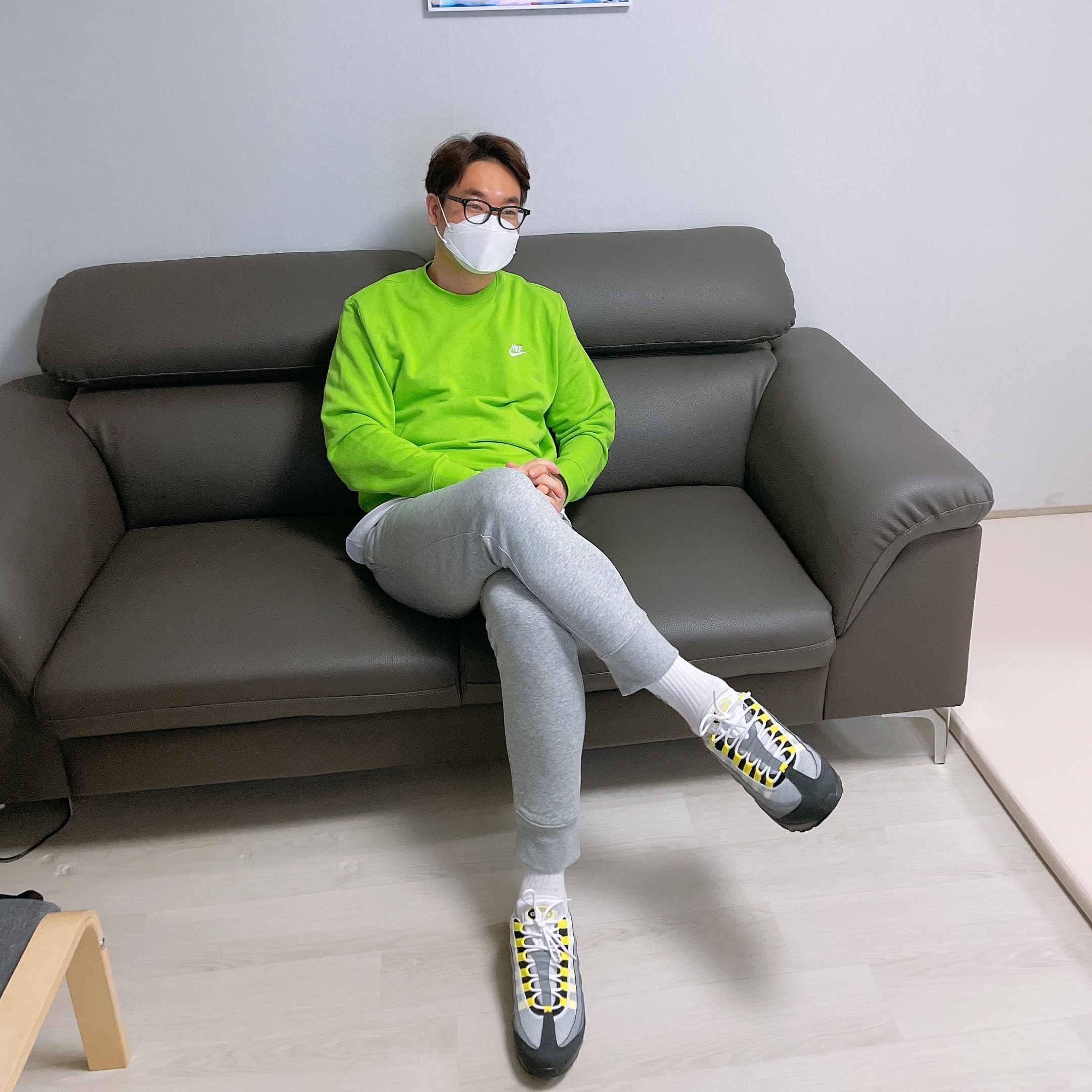 Nike Air Max 95 OG Neon Yellow 2020 착용 스타일