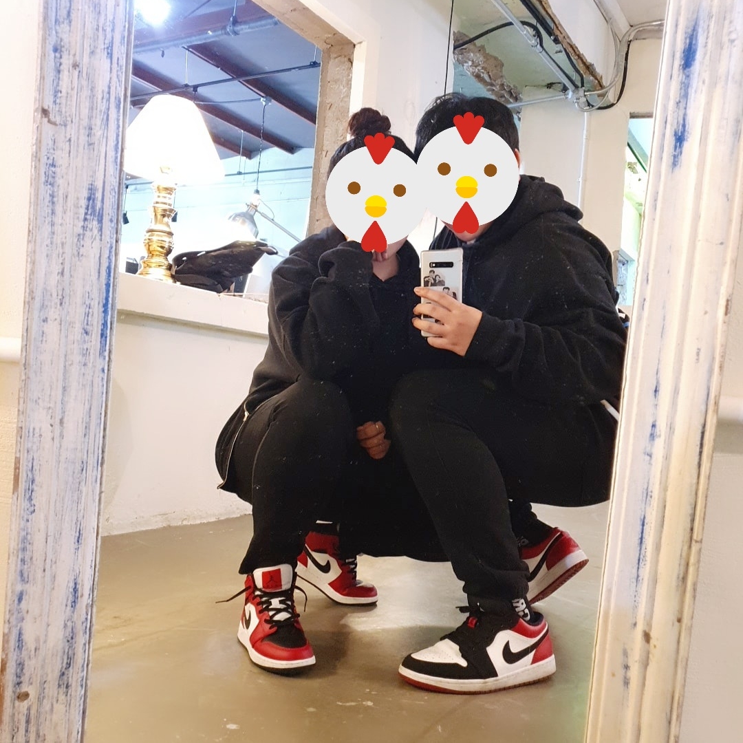 Jordan 1 Low Black Toe, Jordan 1 Mid Chicago Black Toe 착용 스타일