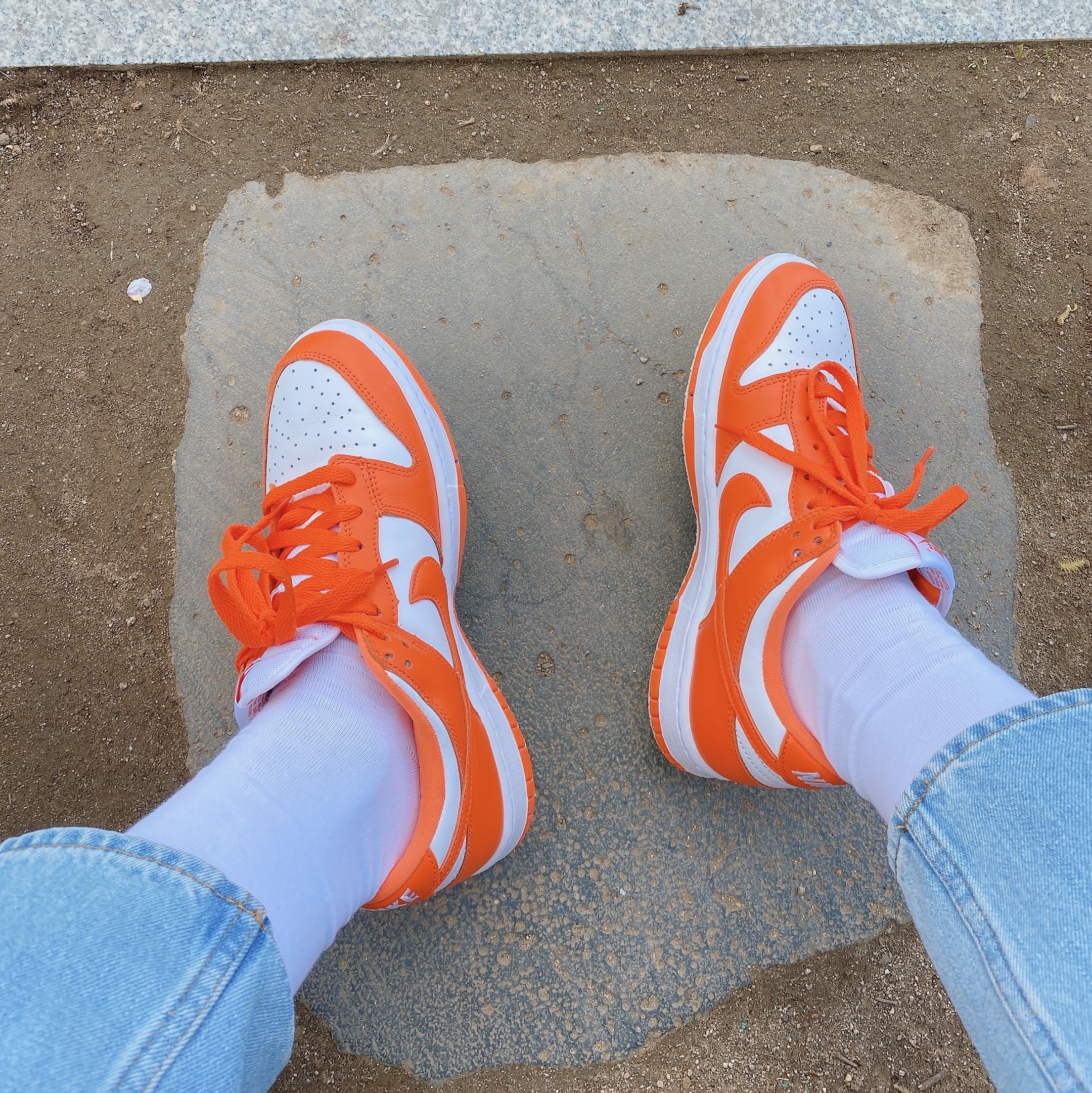 Nike Dunk Low SP Syracuse 2020 착용 스타일 - 2