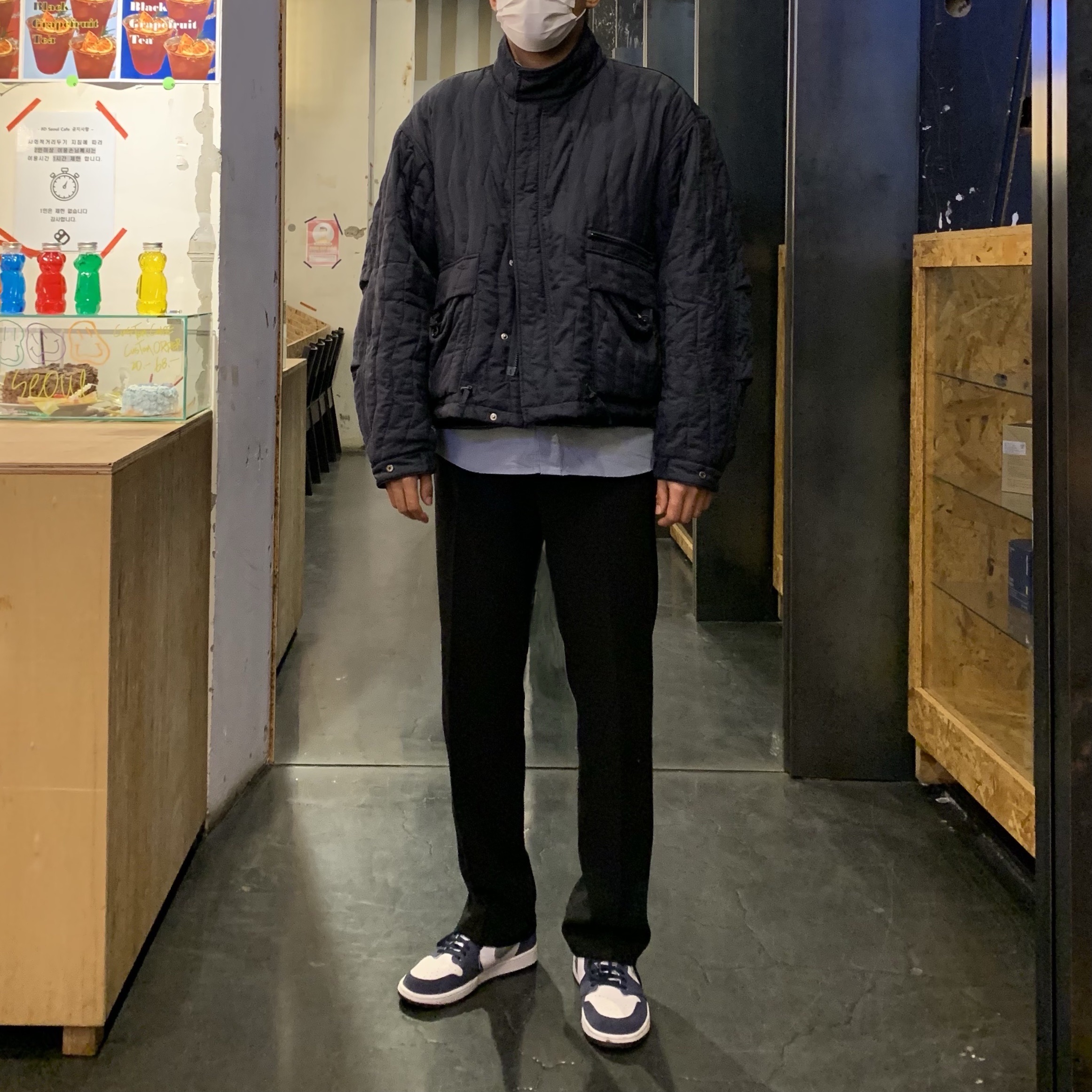Jordan 1 Retro High OG CO.JP Midnight Navy 착용 스타일