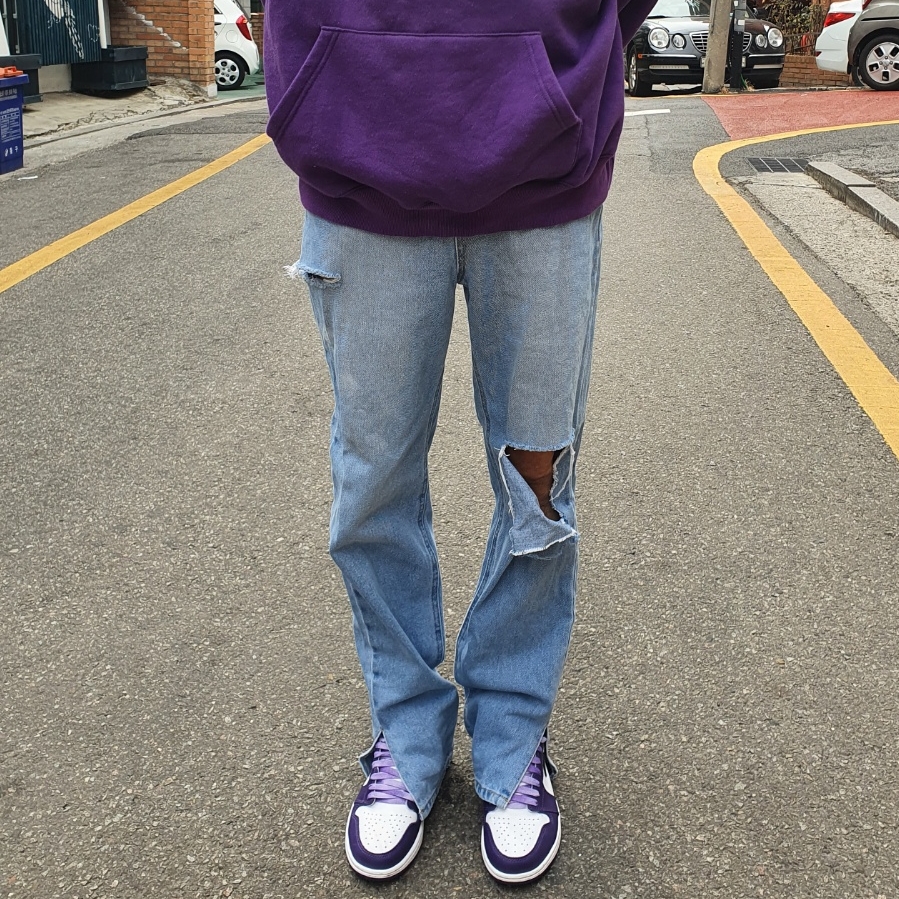Jordan 1 x Travis Scott Retro Low OG SP Mocha, Jordan 1 Retro High OG Court Purple 2020 착용 스타일 - 3