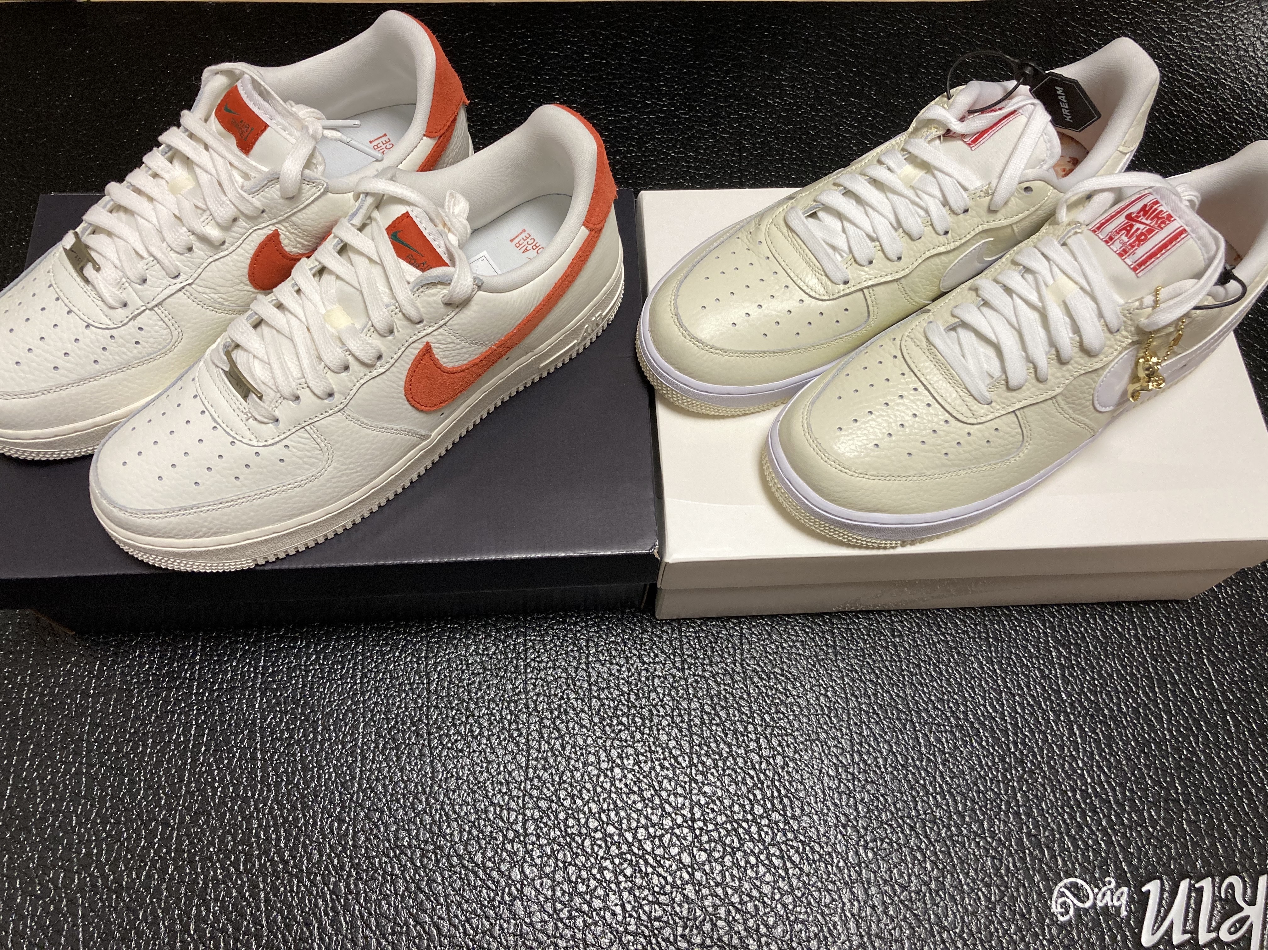 Nike Air Force 1 '07 Craft Mantra Orange, Nike Air Force 1 '07 PRM Popcorn 착용 스타일