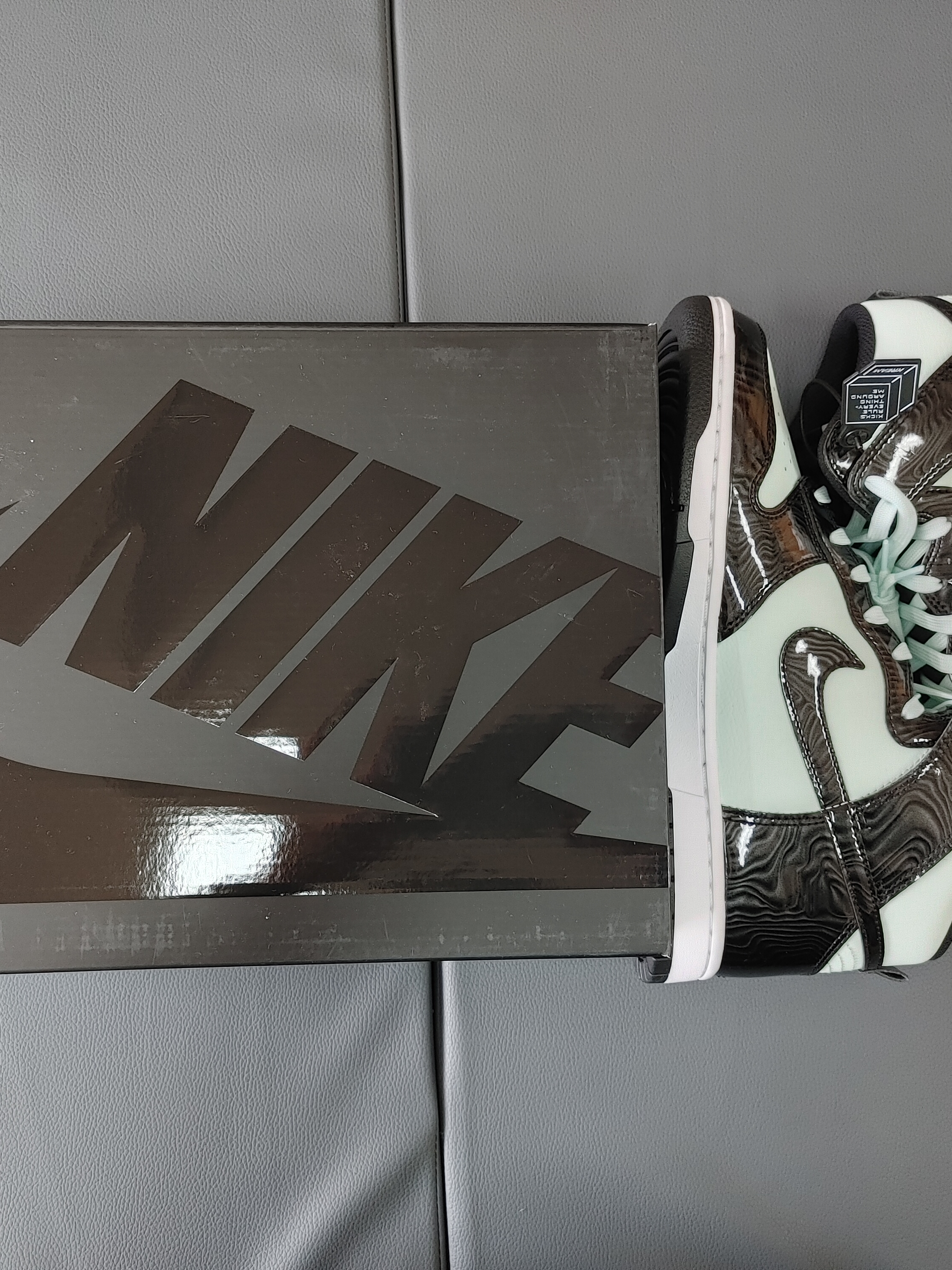 Nike Dunk High Barely Green 착용 스타일 - 4