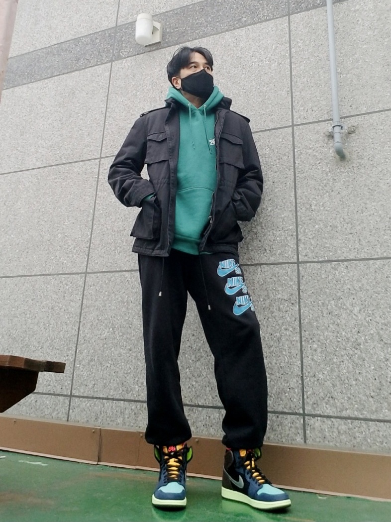 Jordan 1 Retro High Baroque Brown 착용 스타일 - 2