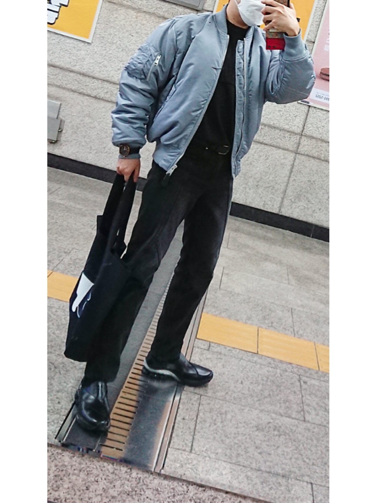 Asics x GmbH Gel-Chappal Black 착용 스타일