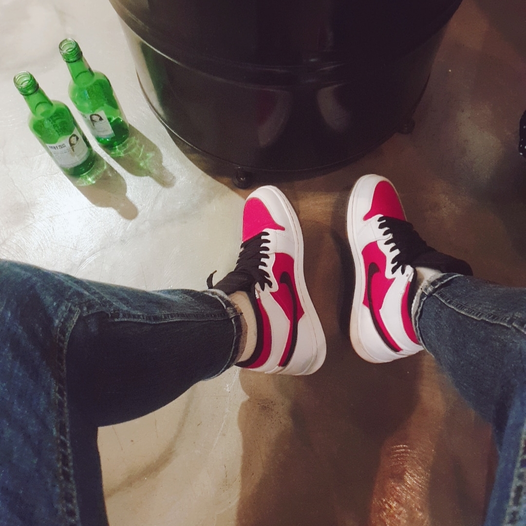 Jordan 1 Retro Carmine 2014 착용 스타일