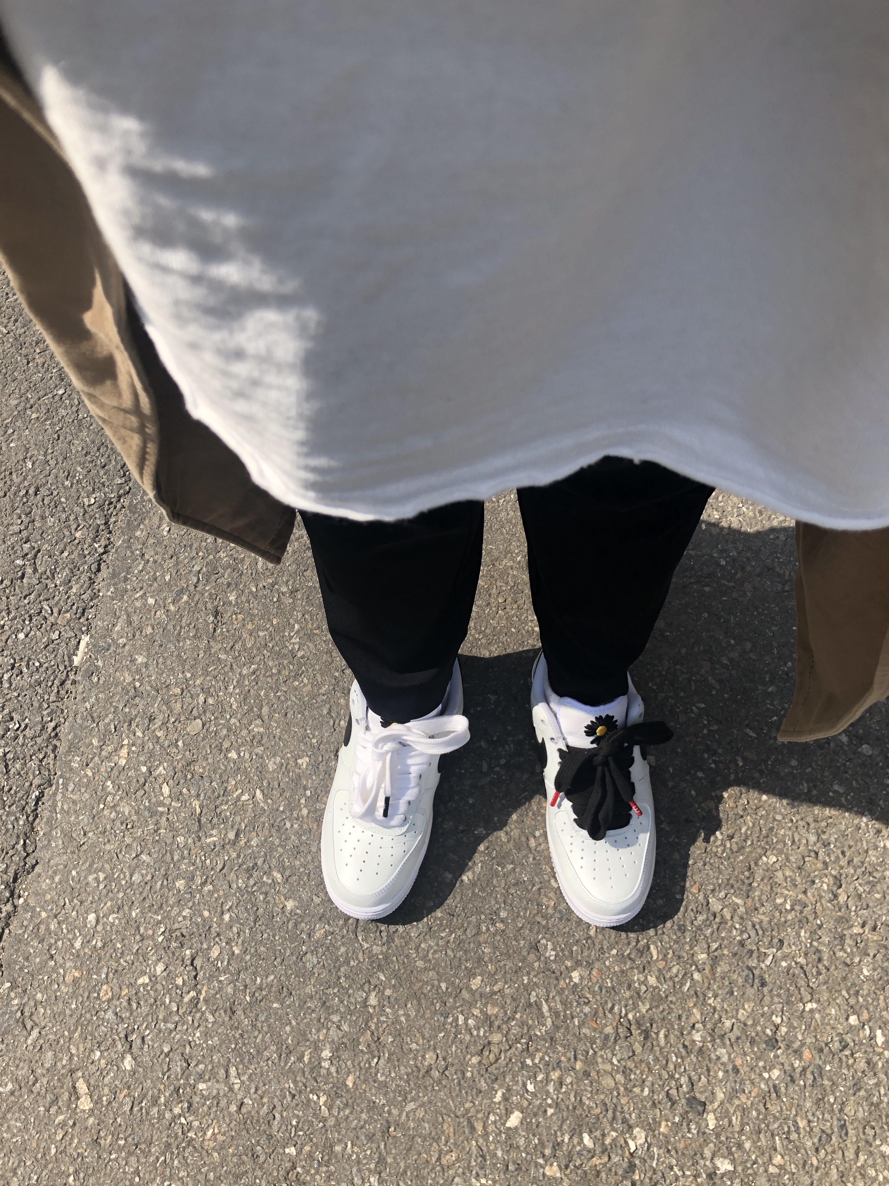 Nike x Peaceminusone Air Force 1 Low Para-Noise 2.0 착용 스타일