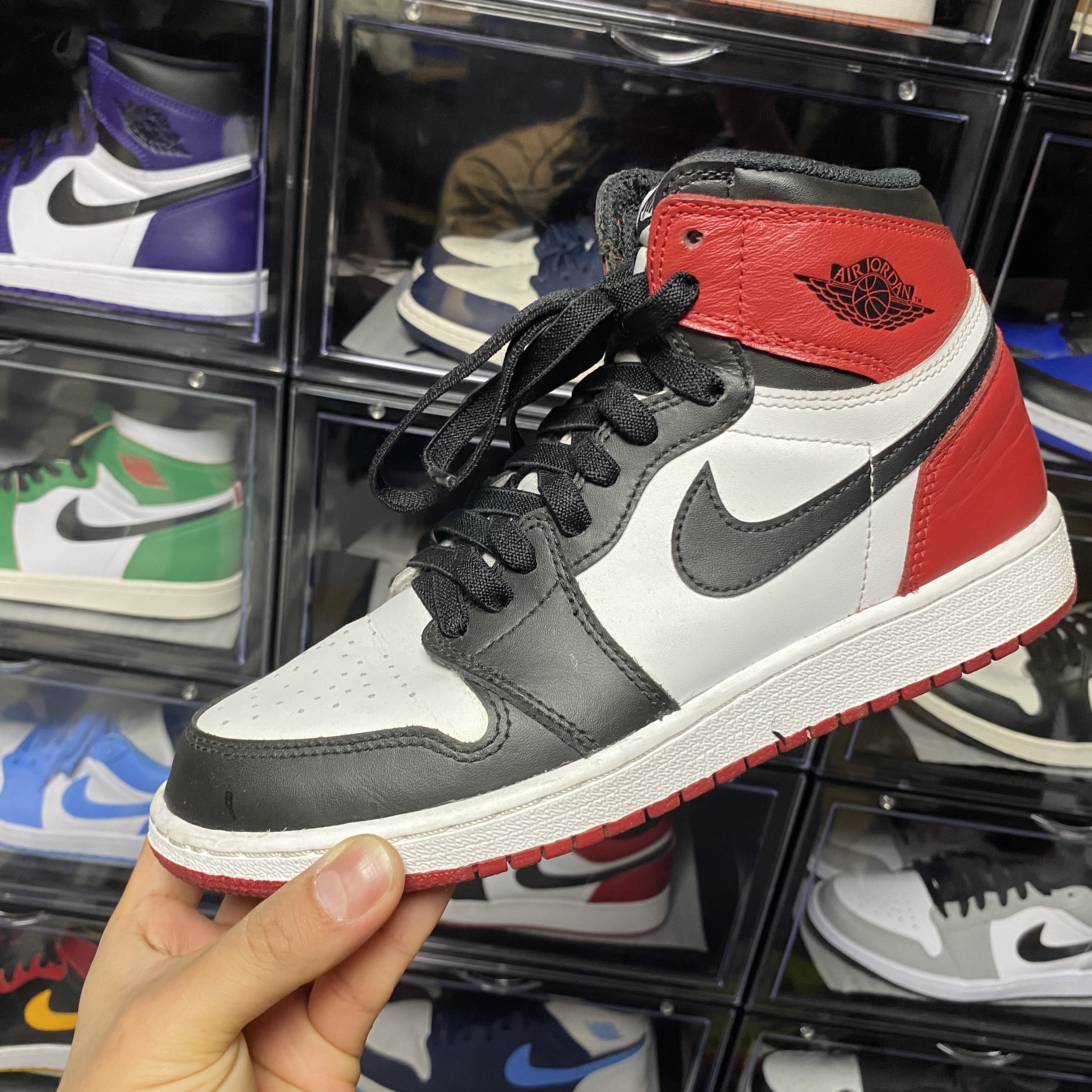 (GS) Jordan 1 Retro High OG Black Toe 2016 착용 스타일